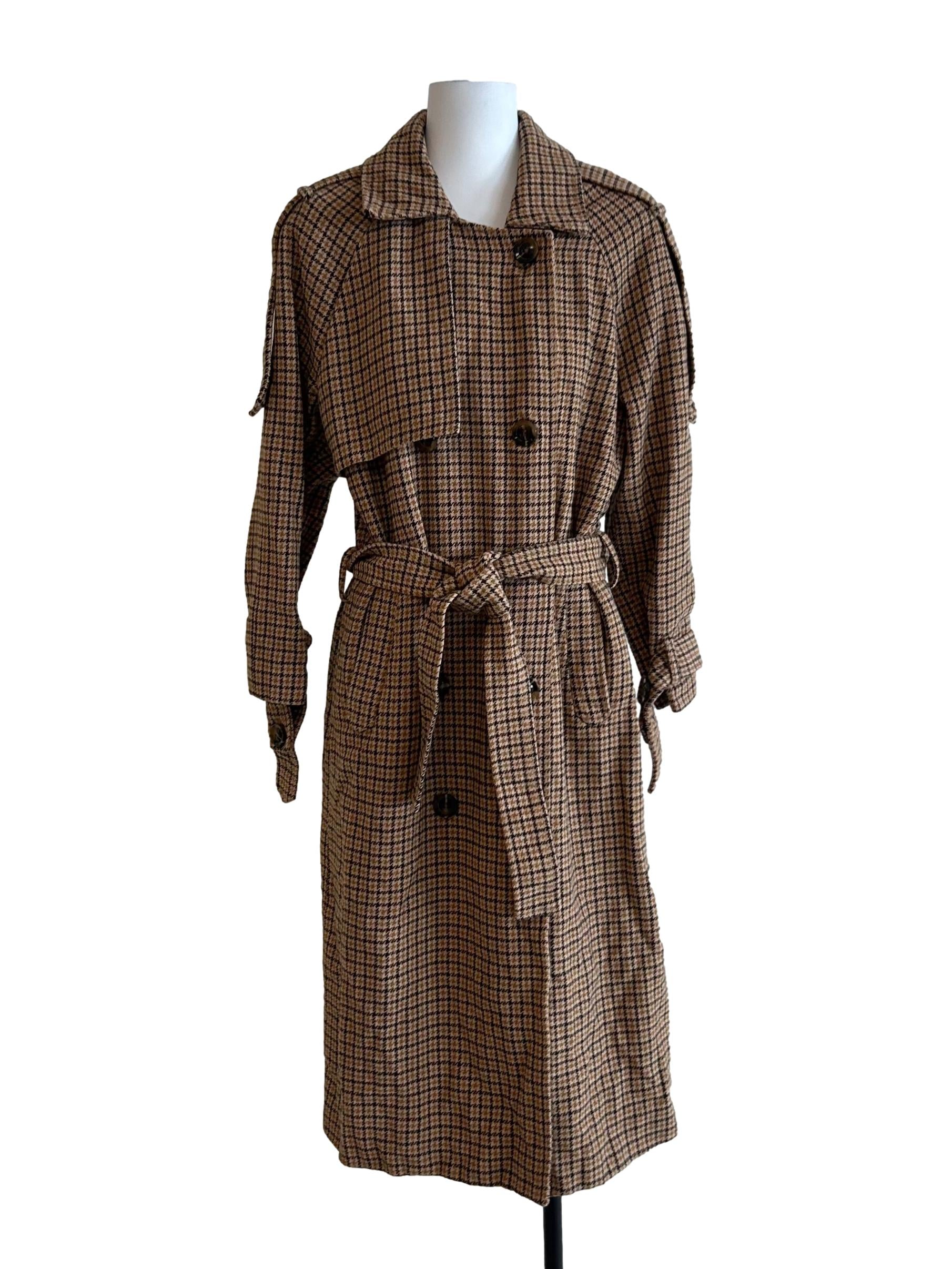 Tawny Brown  Trench Coat