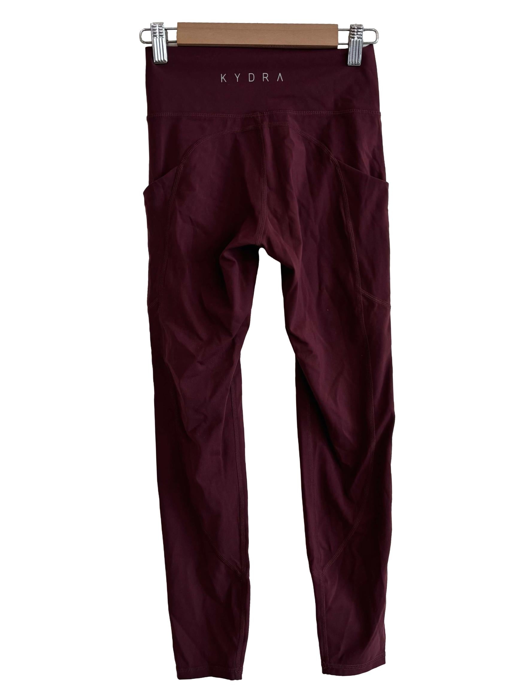 Maroon Workout Tights