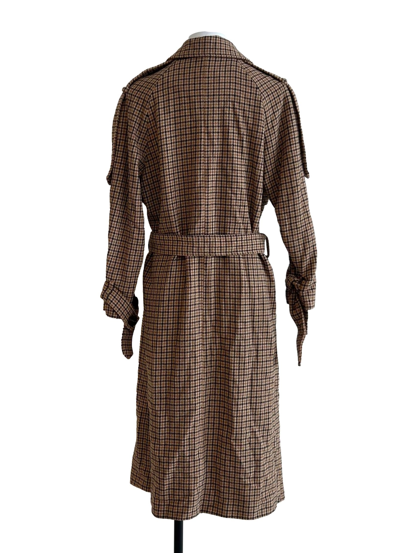 Tawny Brown  Trench Coat