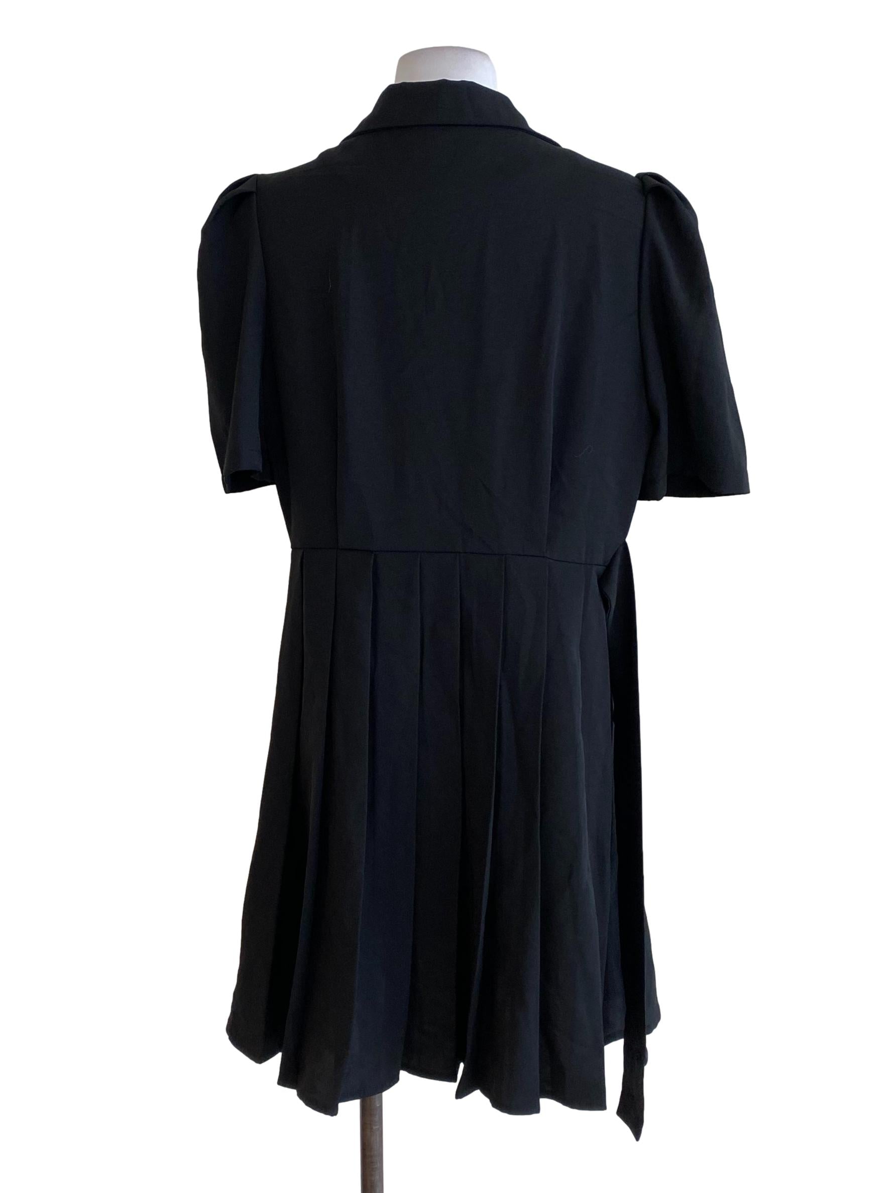 Black Wrap Dress