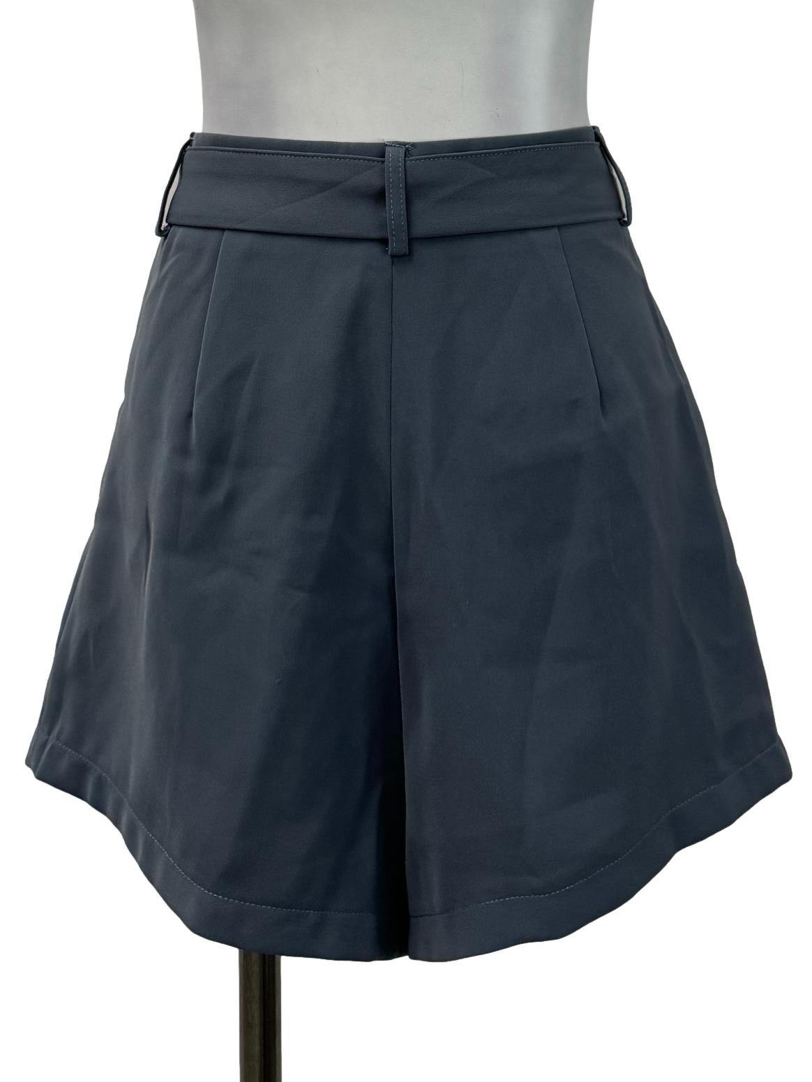 Dusty Blue Sash Shorts