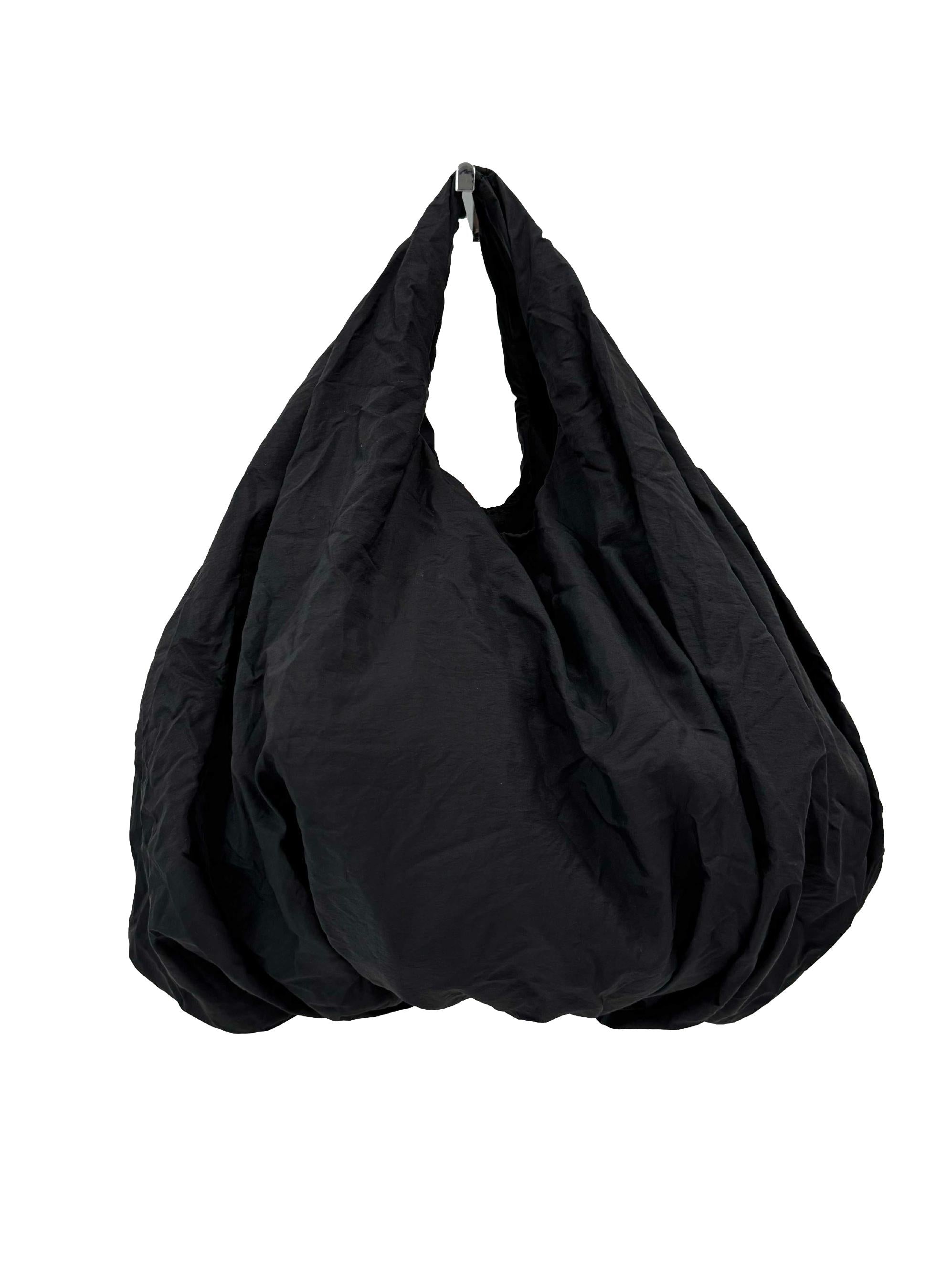 Black Lightweight Shopper Bag