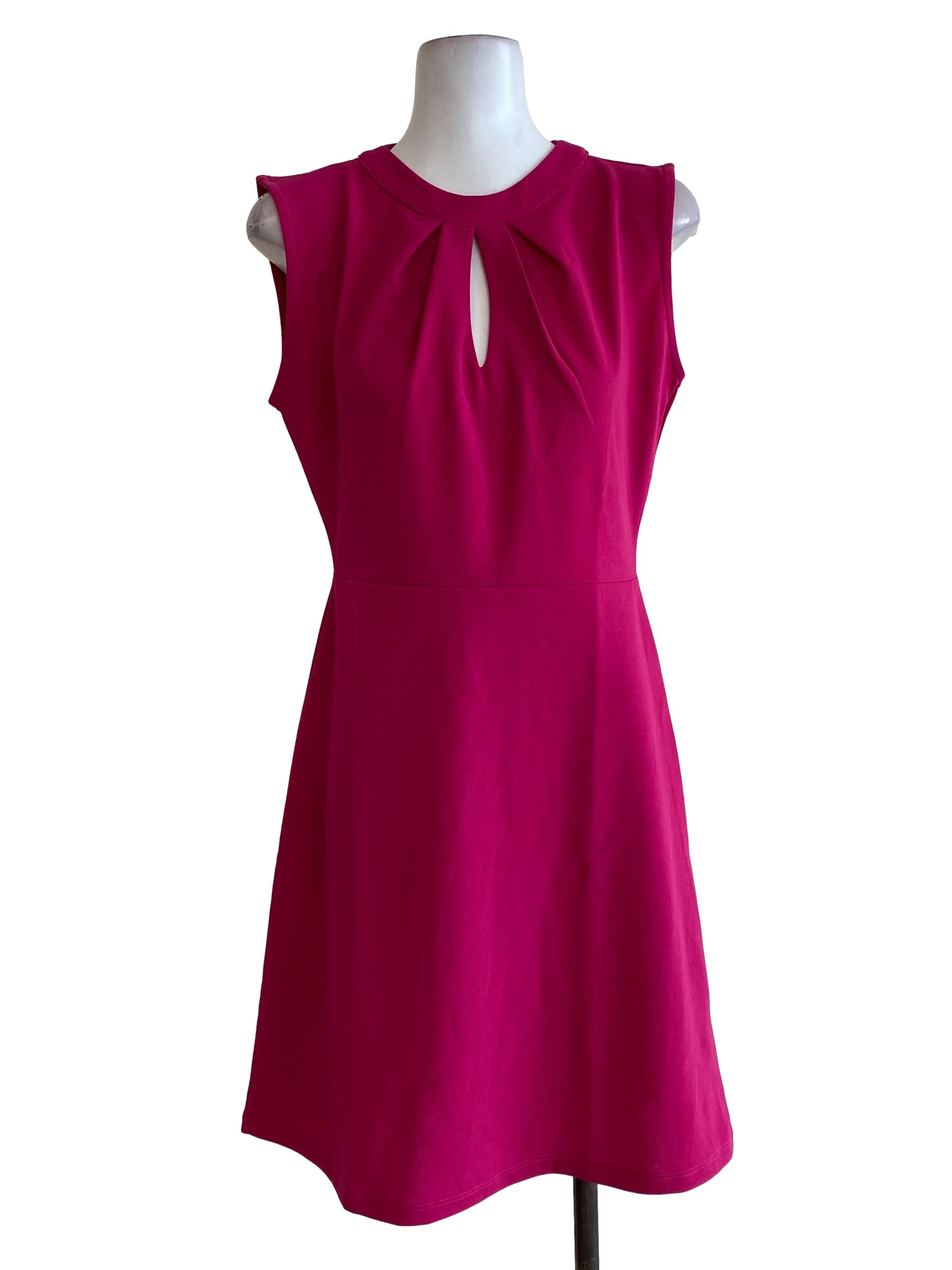 Hot Pink Empire Dress