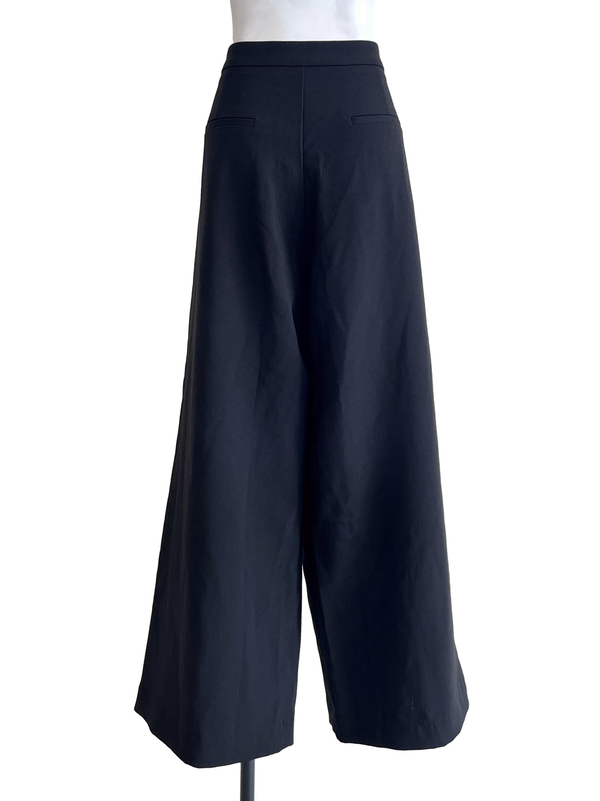 Pitch Black Wide Leg Pants