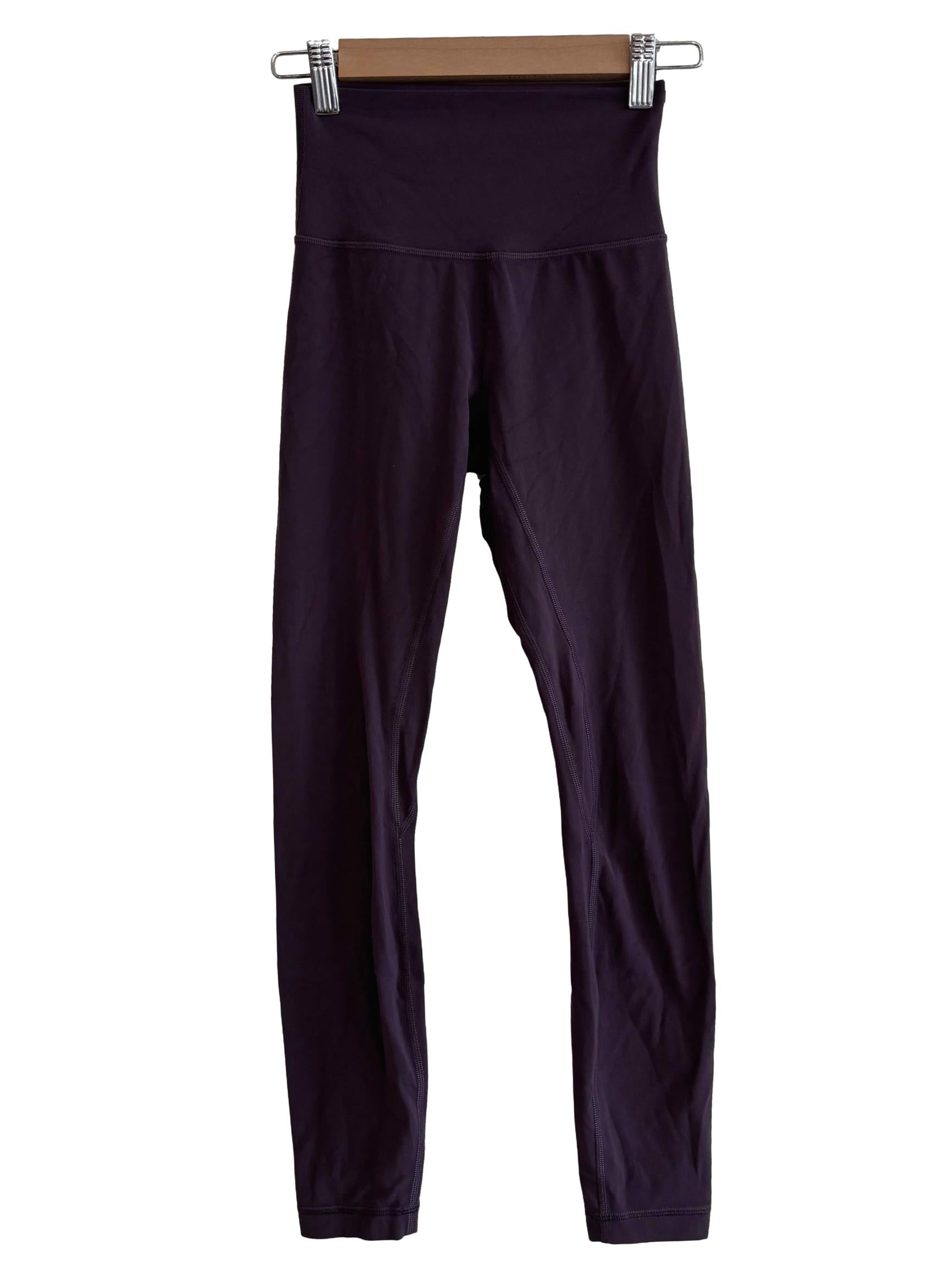 Eggplant Purple Plain Tights