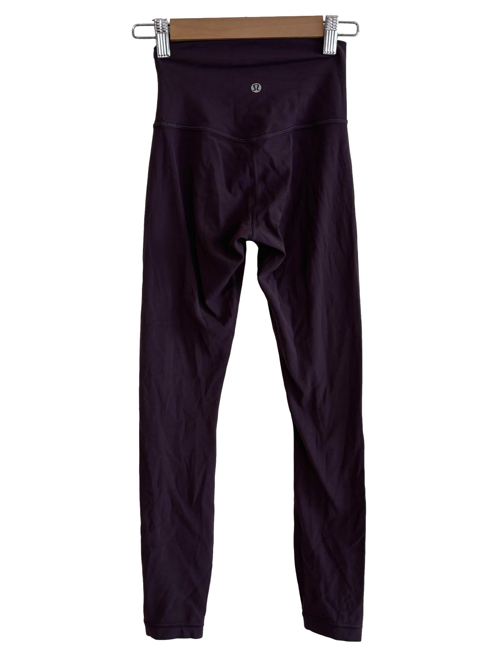 Eggplant Purple Plain Tights