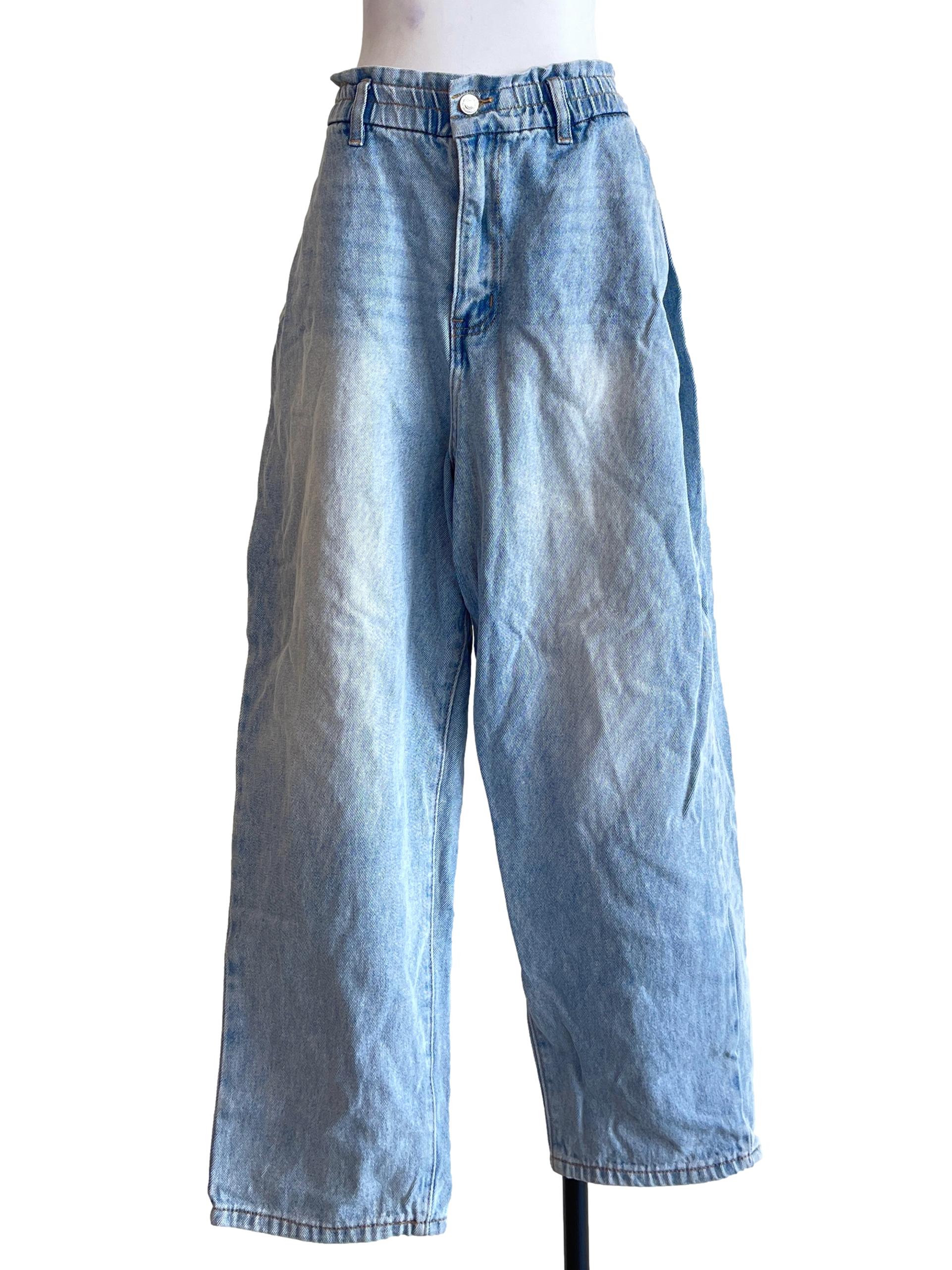 Light Blue Straight Jeans