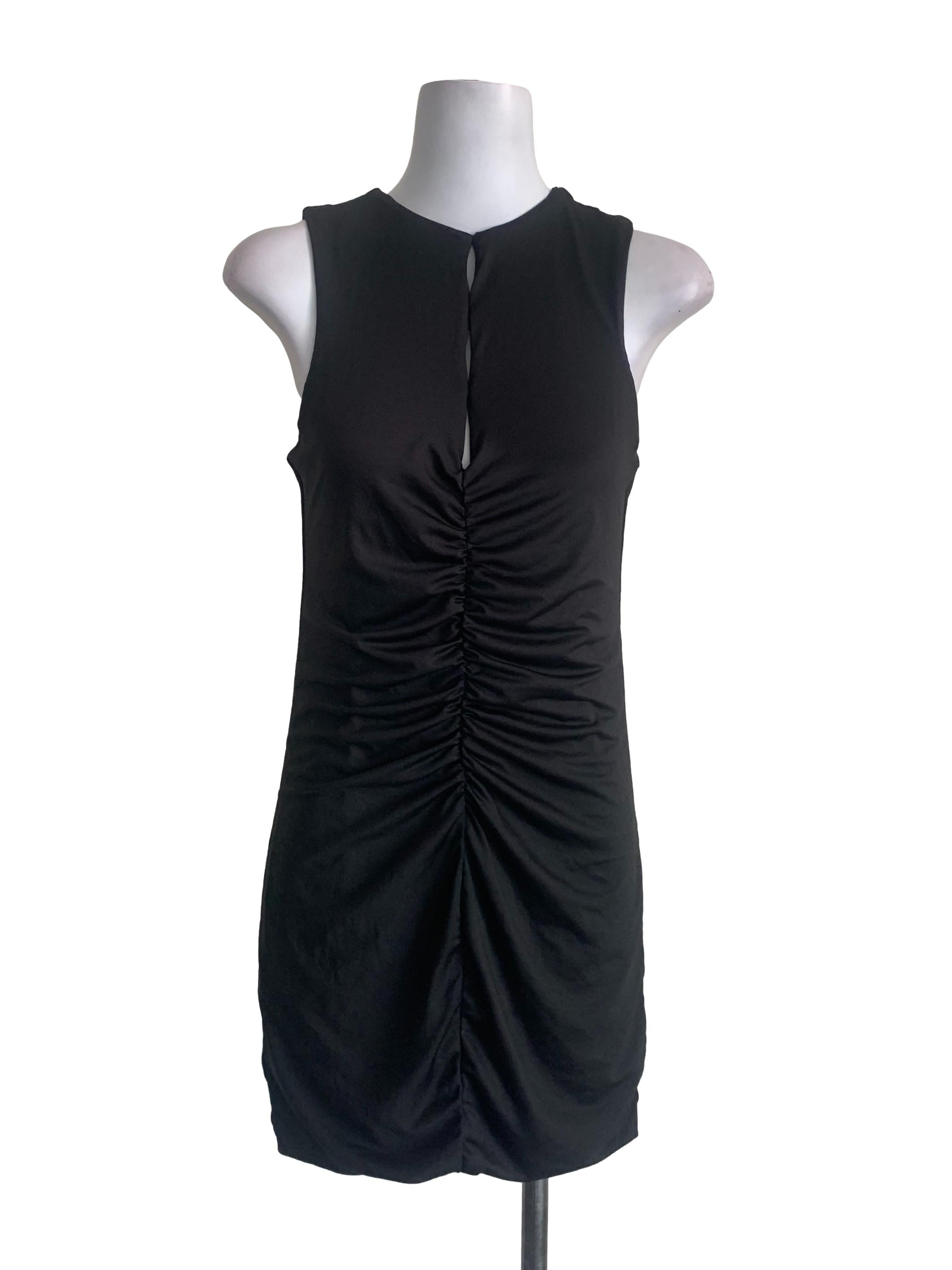 Black Round Neck Dress