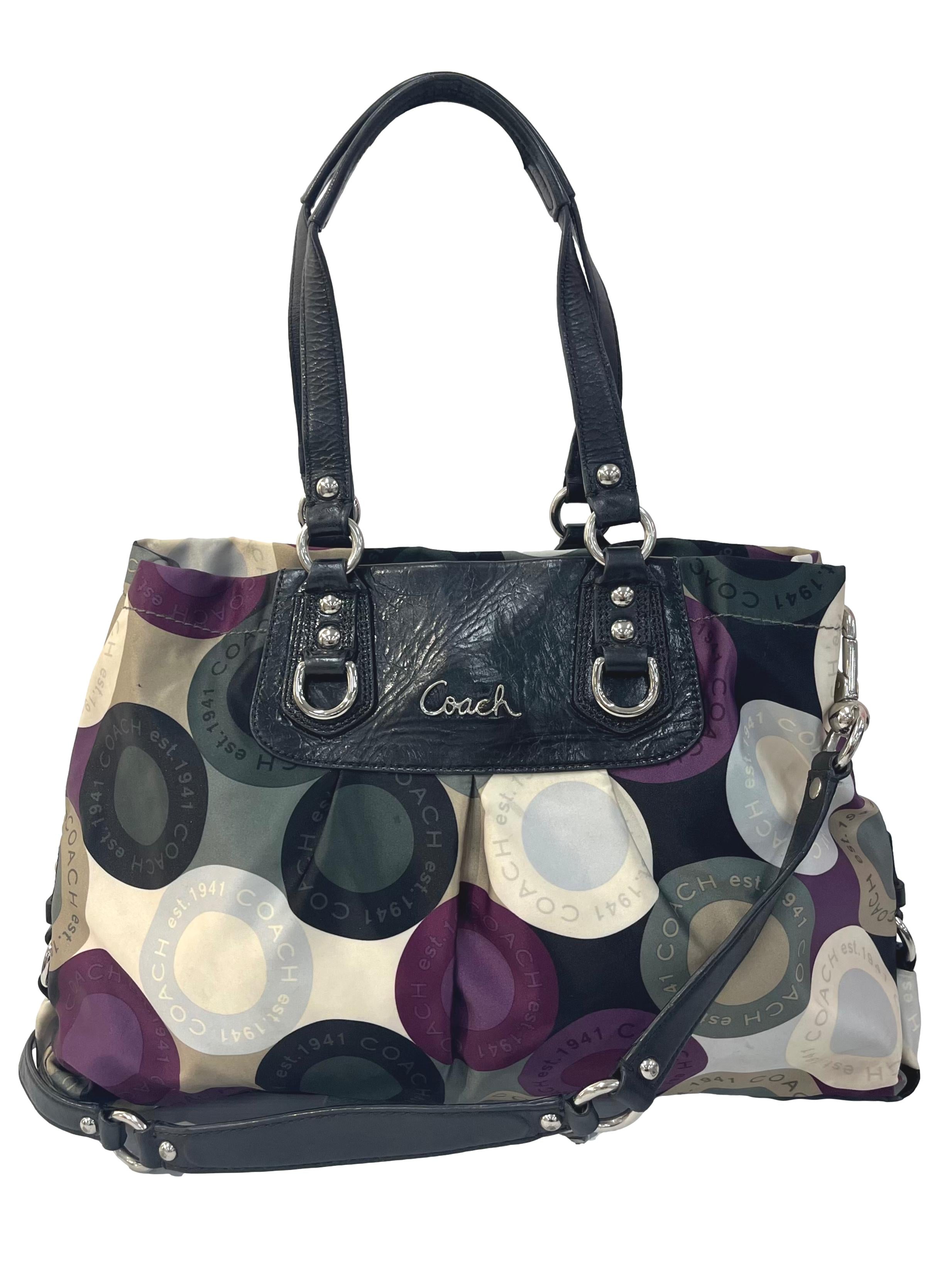 Vintage Ashley Scarf Print Satin Tote Bag