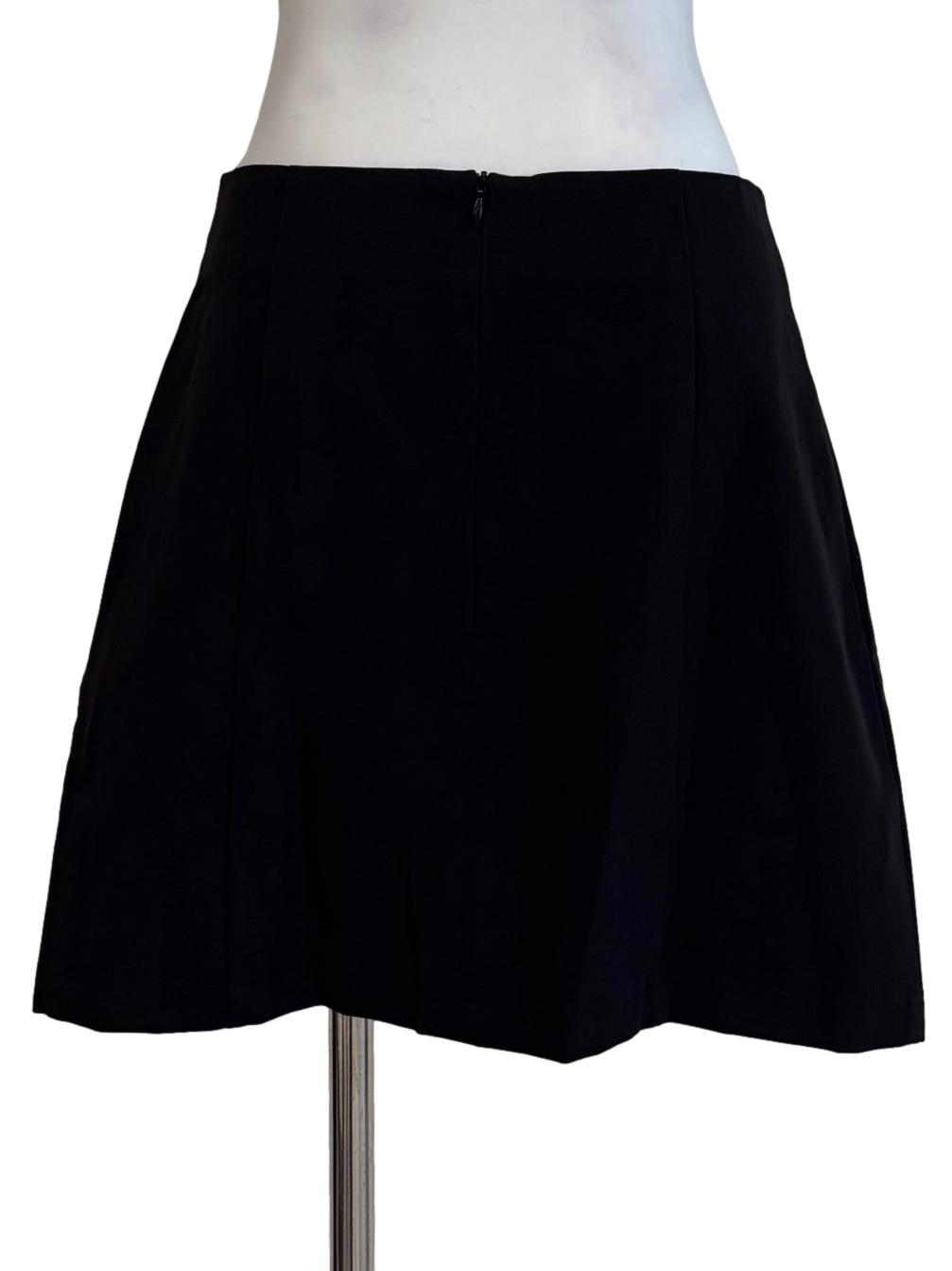 Night Black Mini Skirt