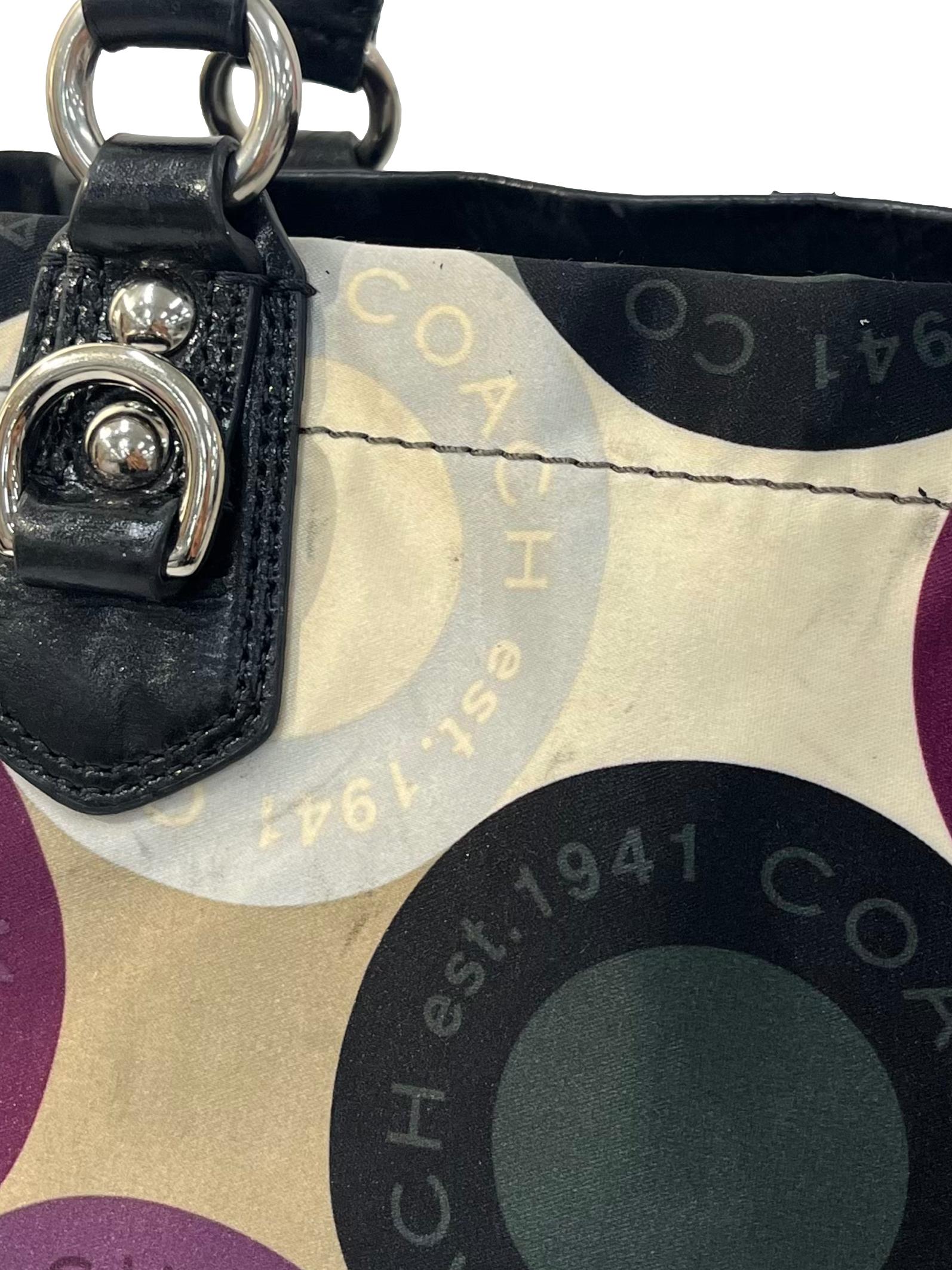 Vintage Ashley Scarf Print Satin Tote Bag