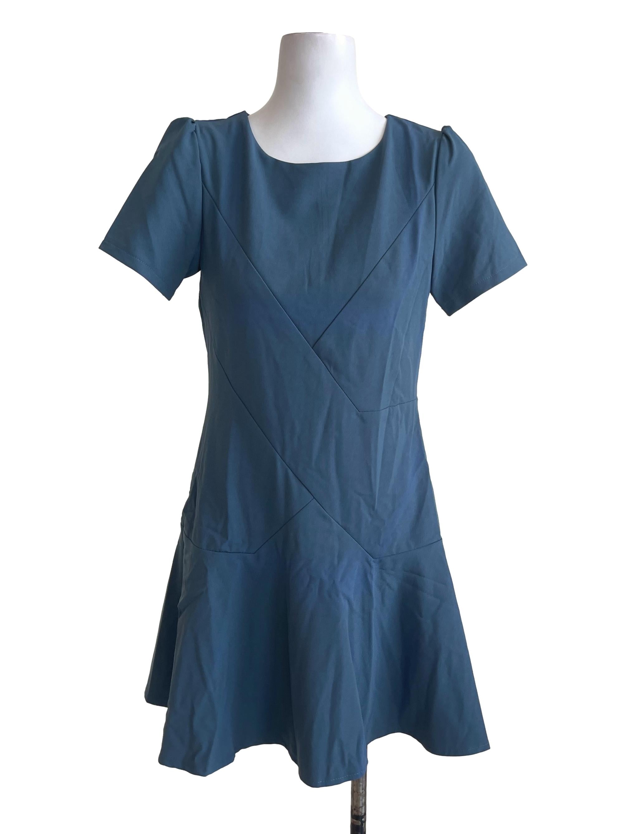 Ash Blue Isabel Drop Waist Dress