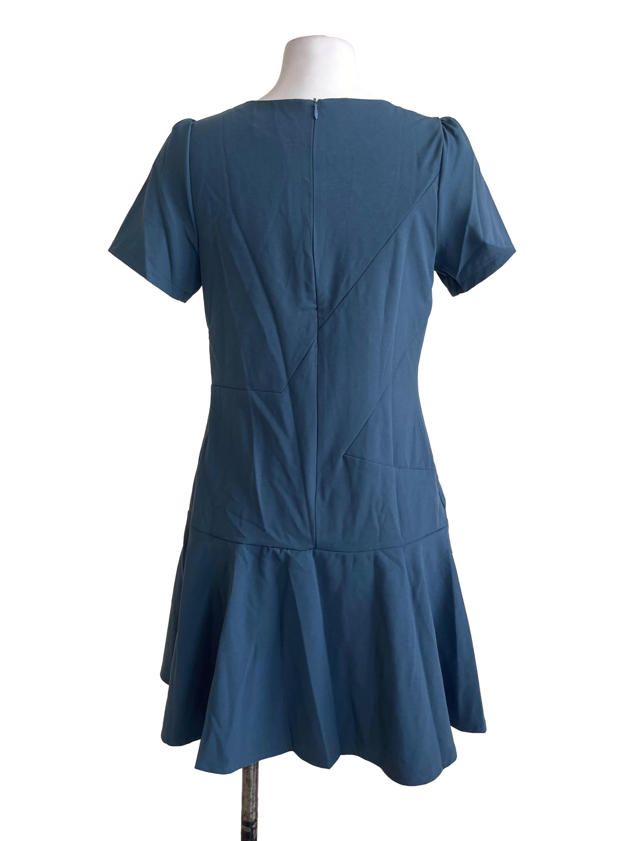 Ash Blue Isabel Drop Waist Dress