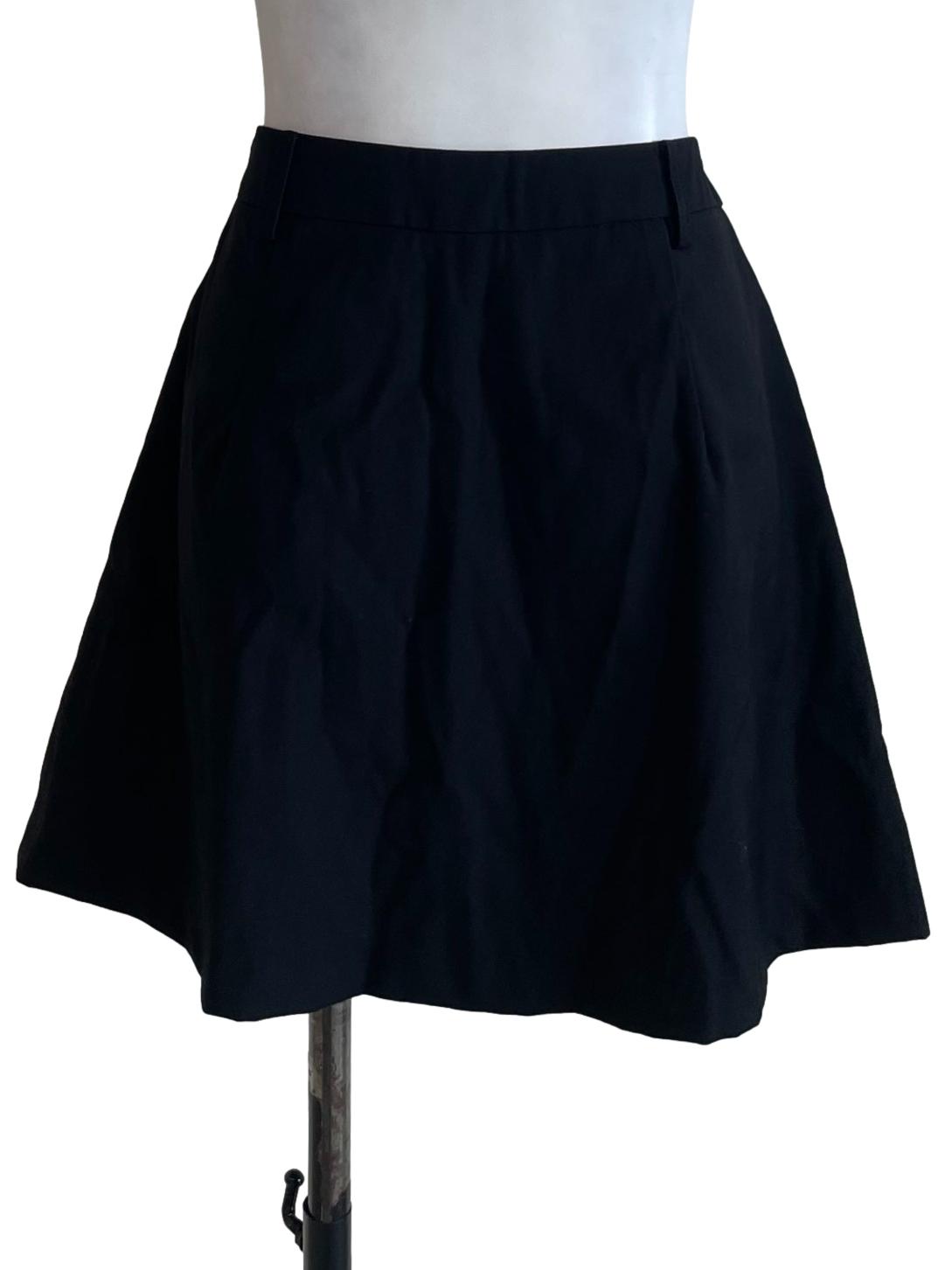 Black A Line Skorts