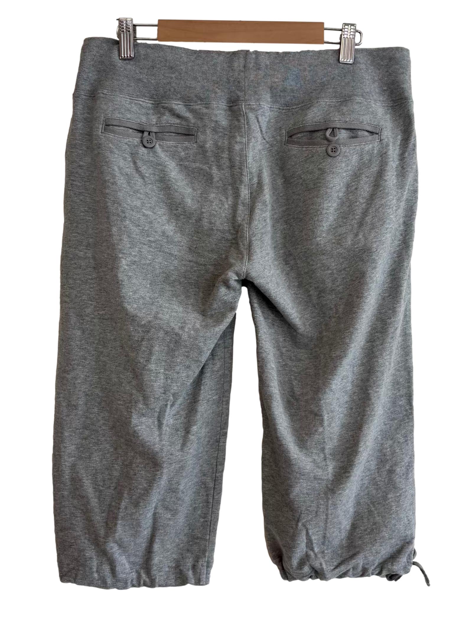 Chrome Grey Quarter Sweatpants