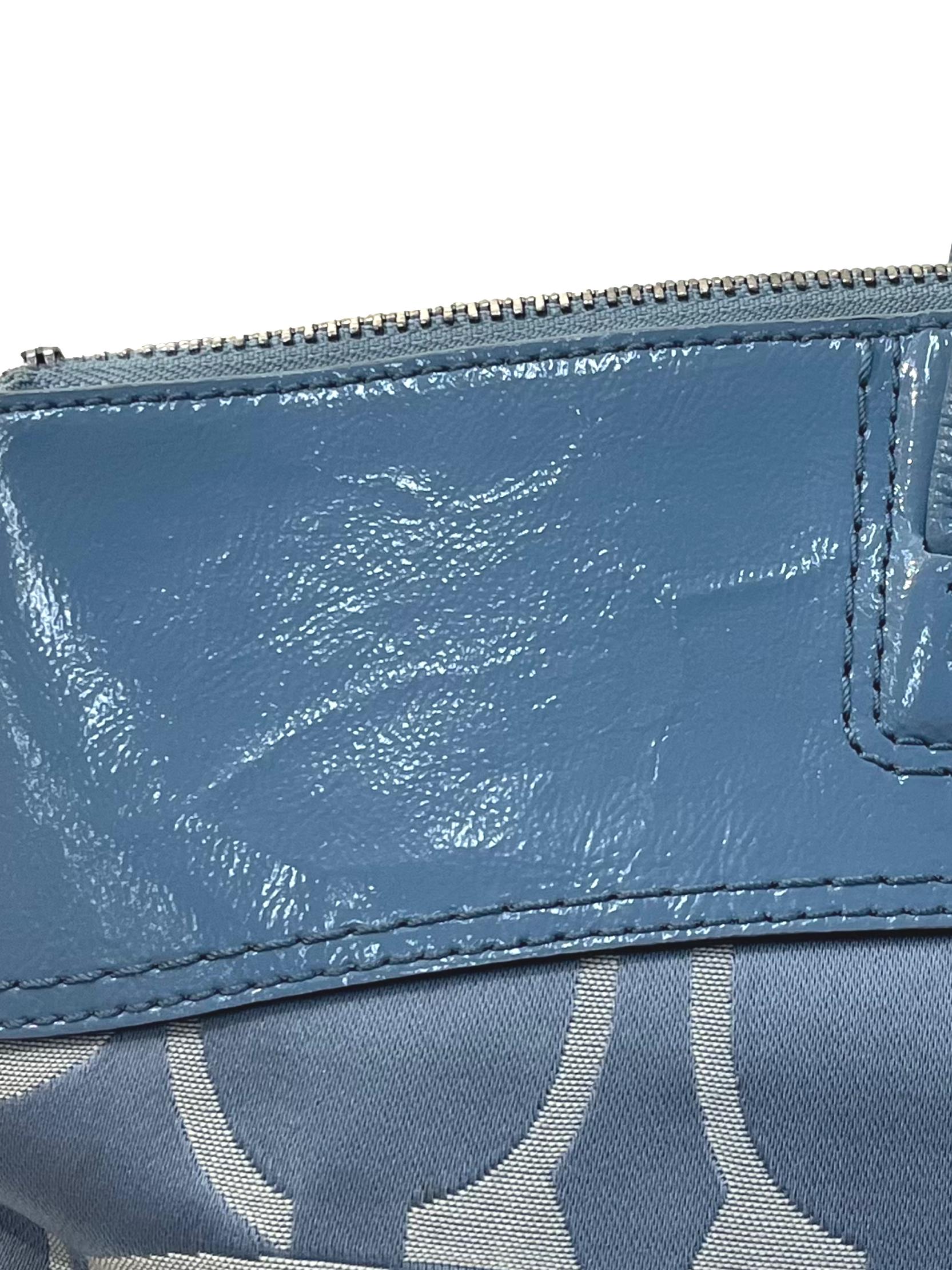 Vintage Blue Signature Laura Pool Large Tote Bag