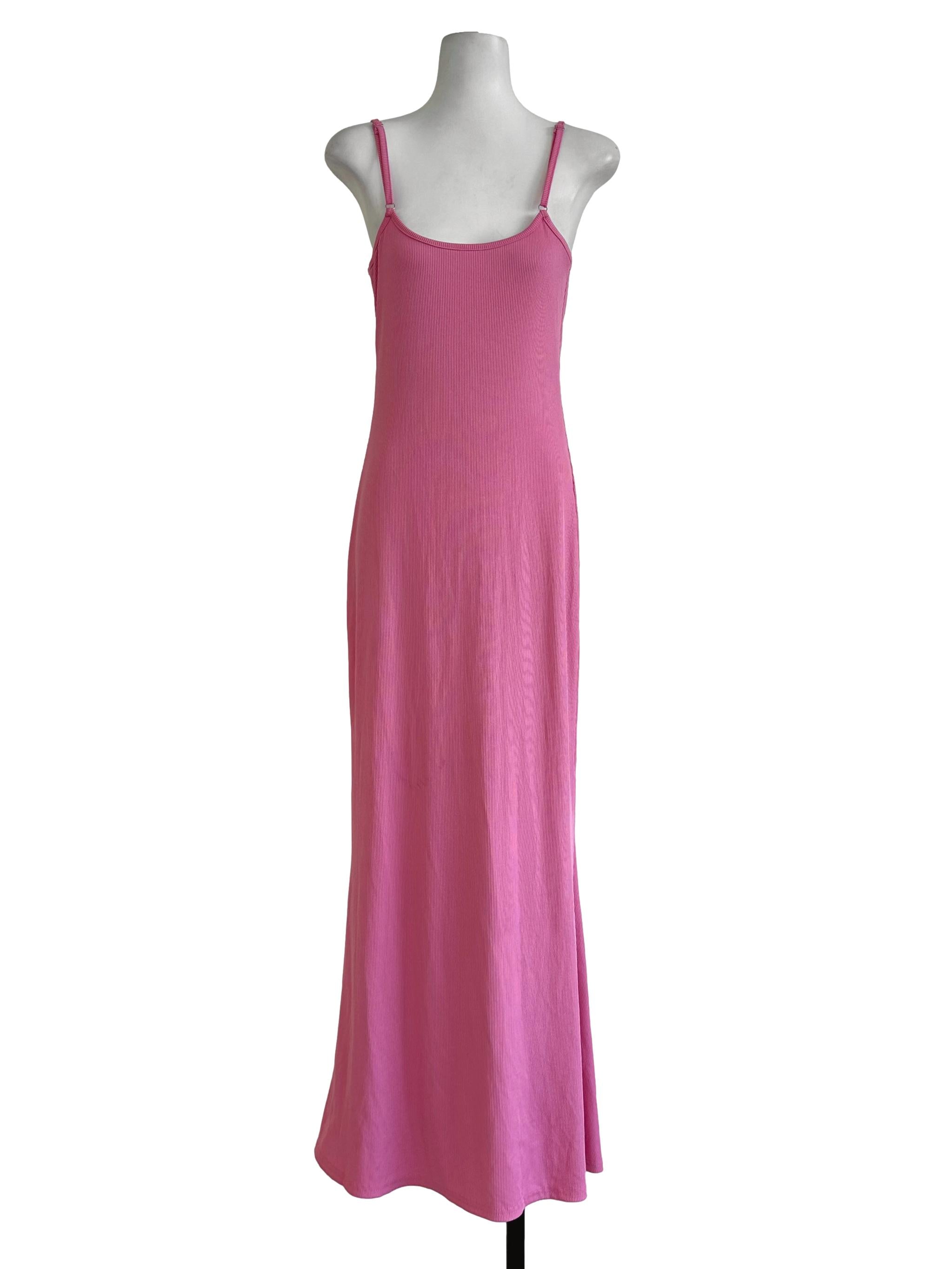 Rouge Pink Pencil Strips Dress