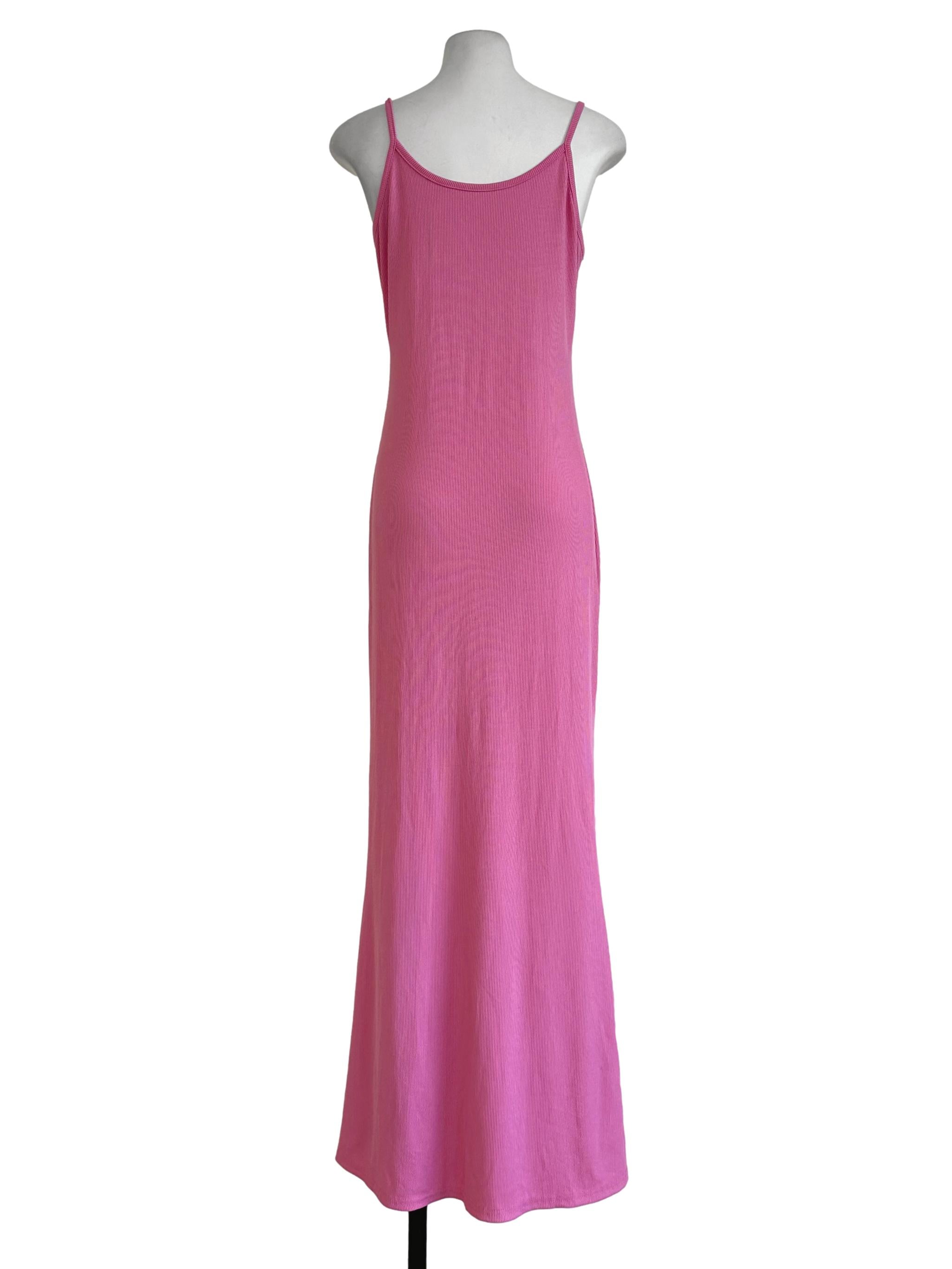 Rouge Pink Pencil Strips Dress