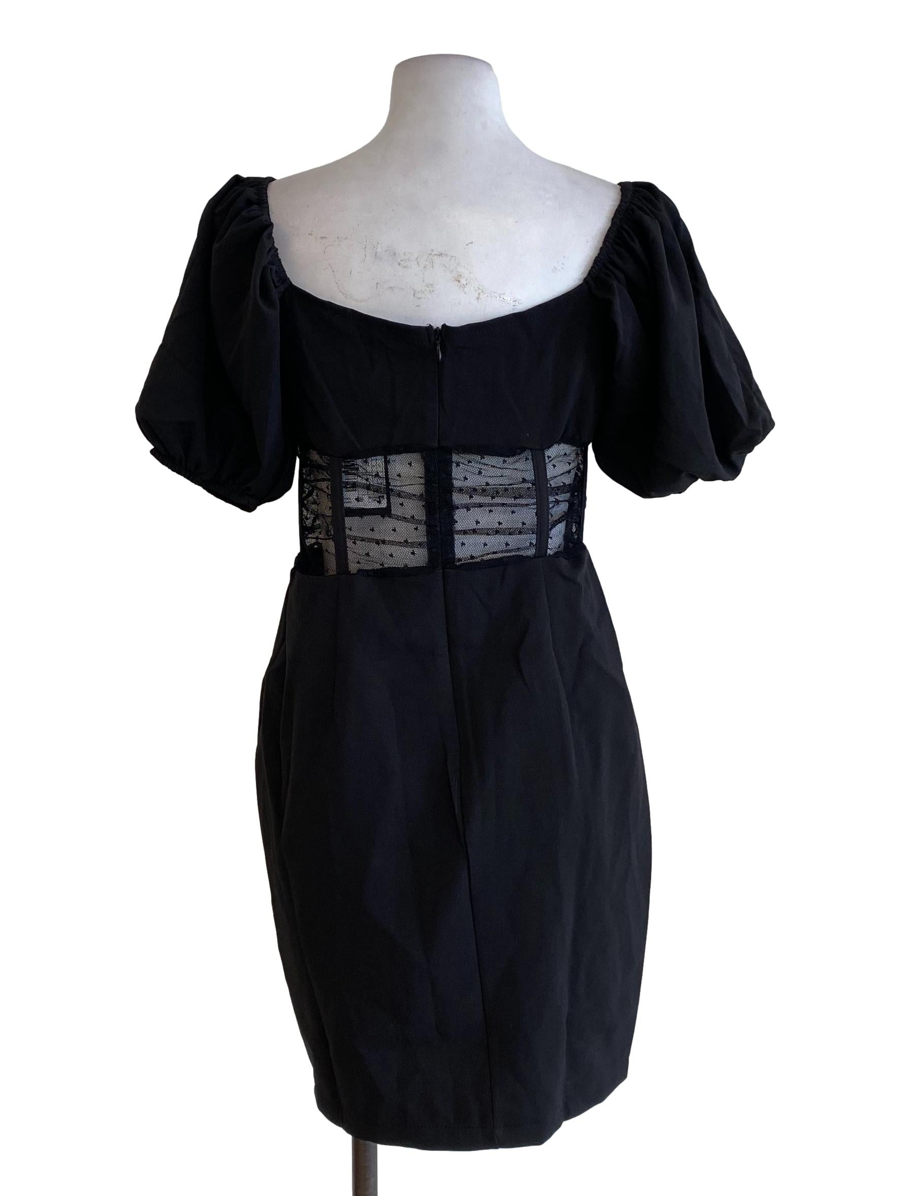 Black Empire Mini Dress