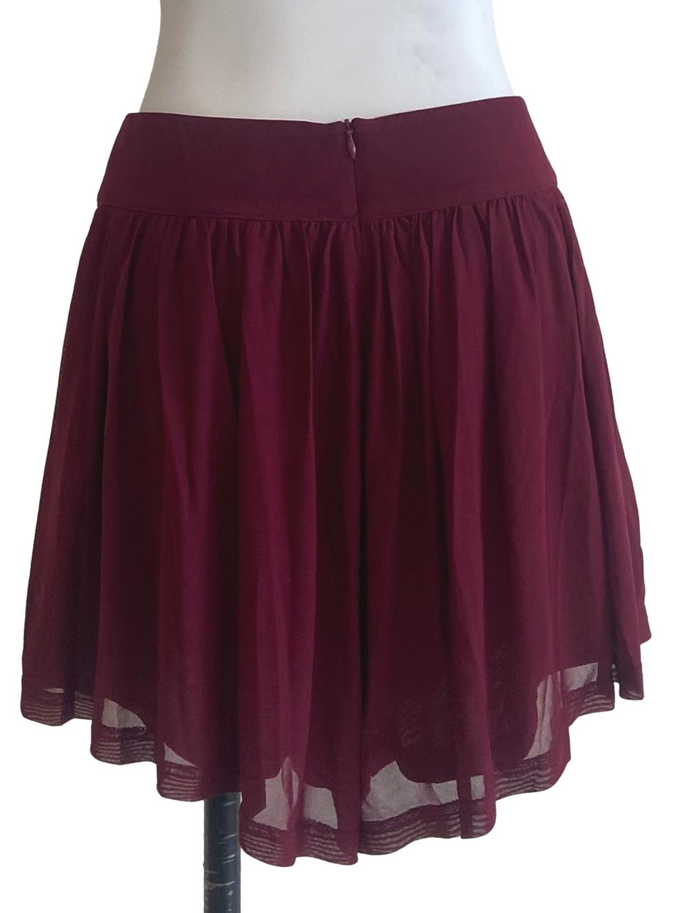 Scarlet Red Highwaist Net Shorts
