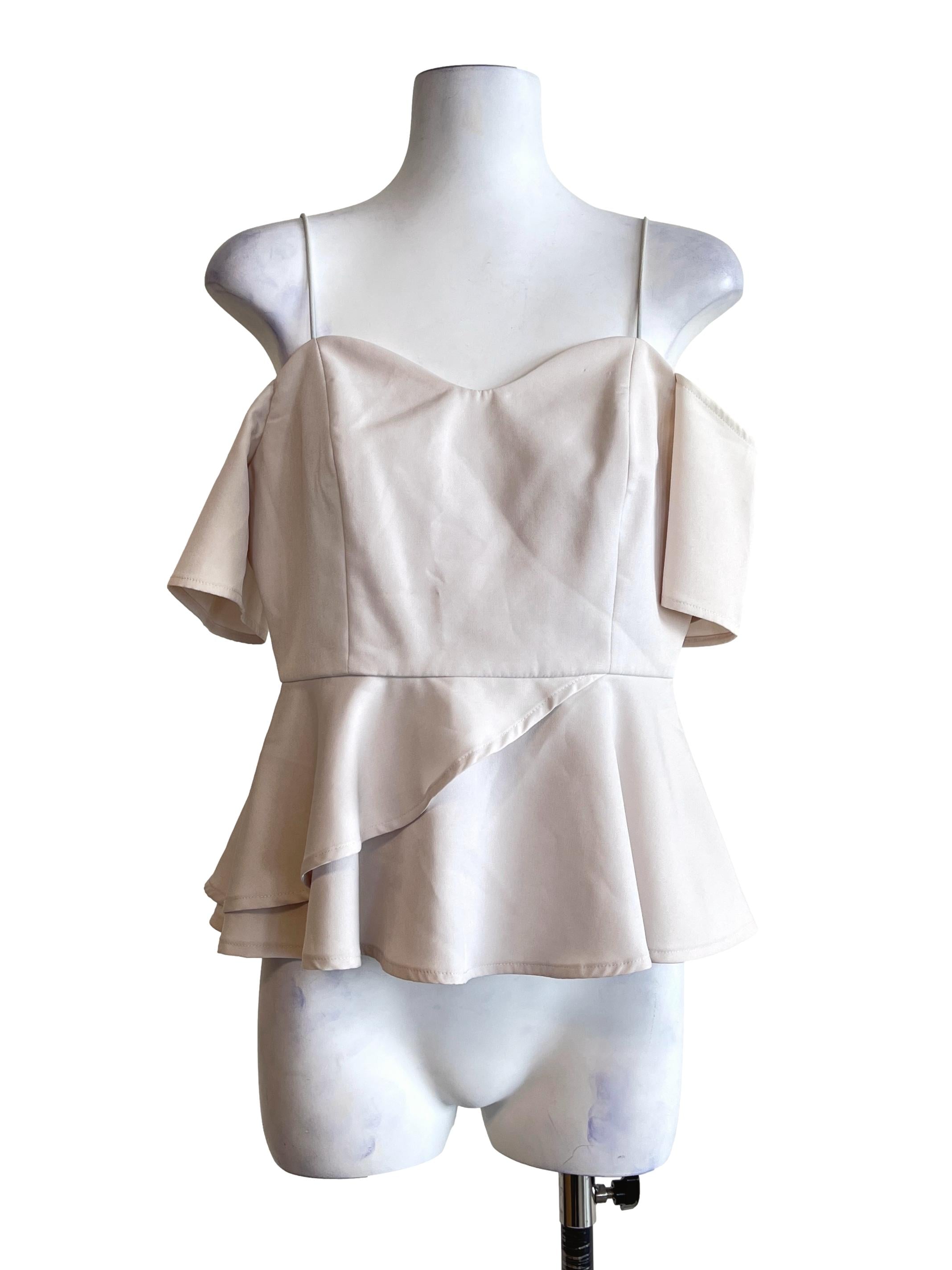 Daisy White Off Shoulder Top