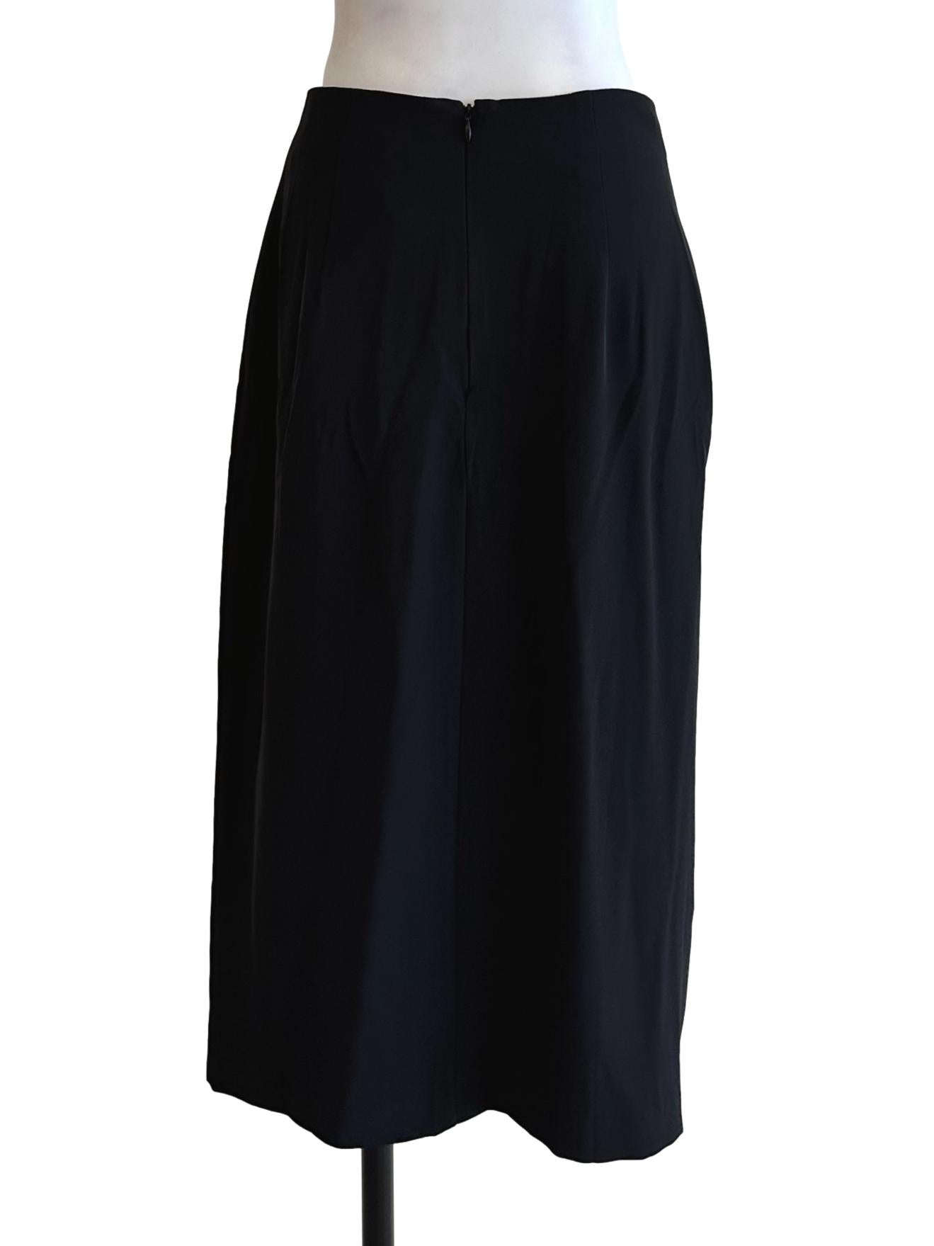 Black Slit Skirt LB