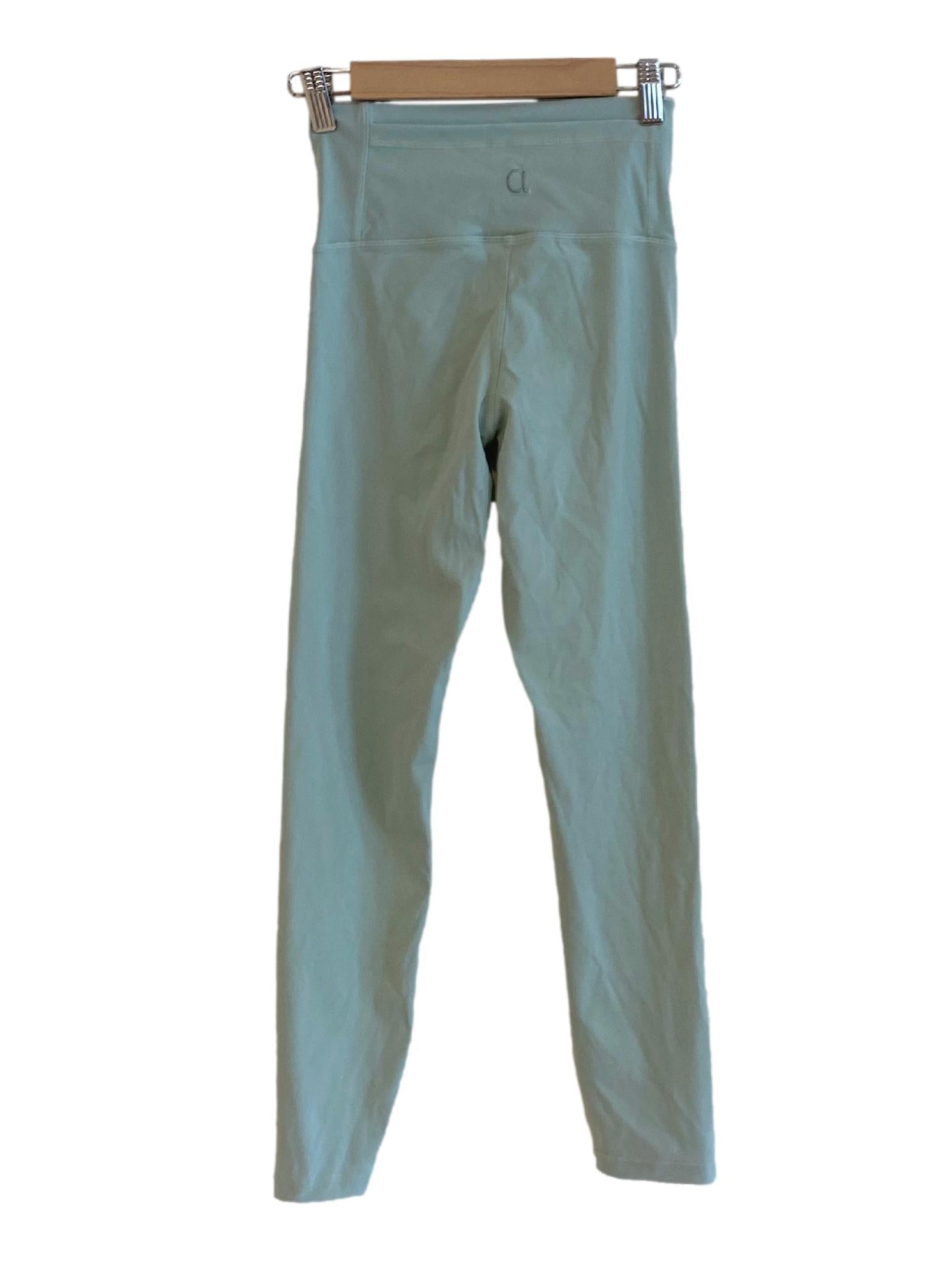 Dark Mint Green High Rise Leggings