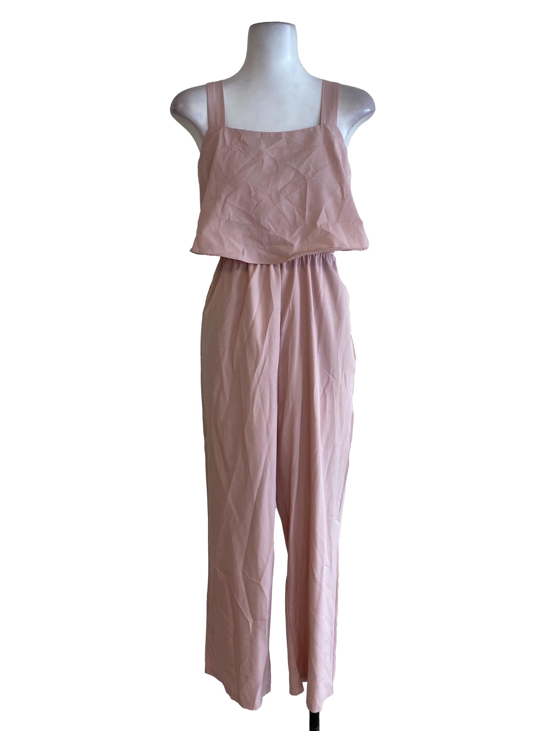 Pink Layered Jumpsuits
