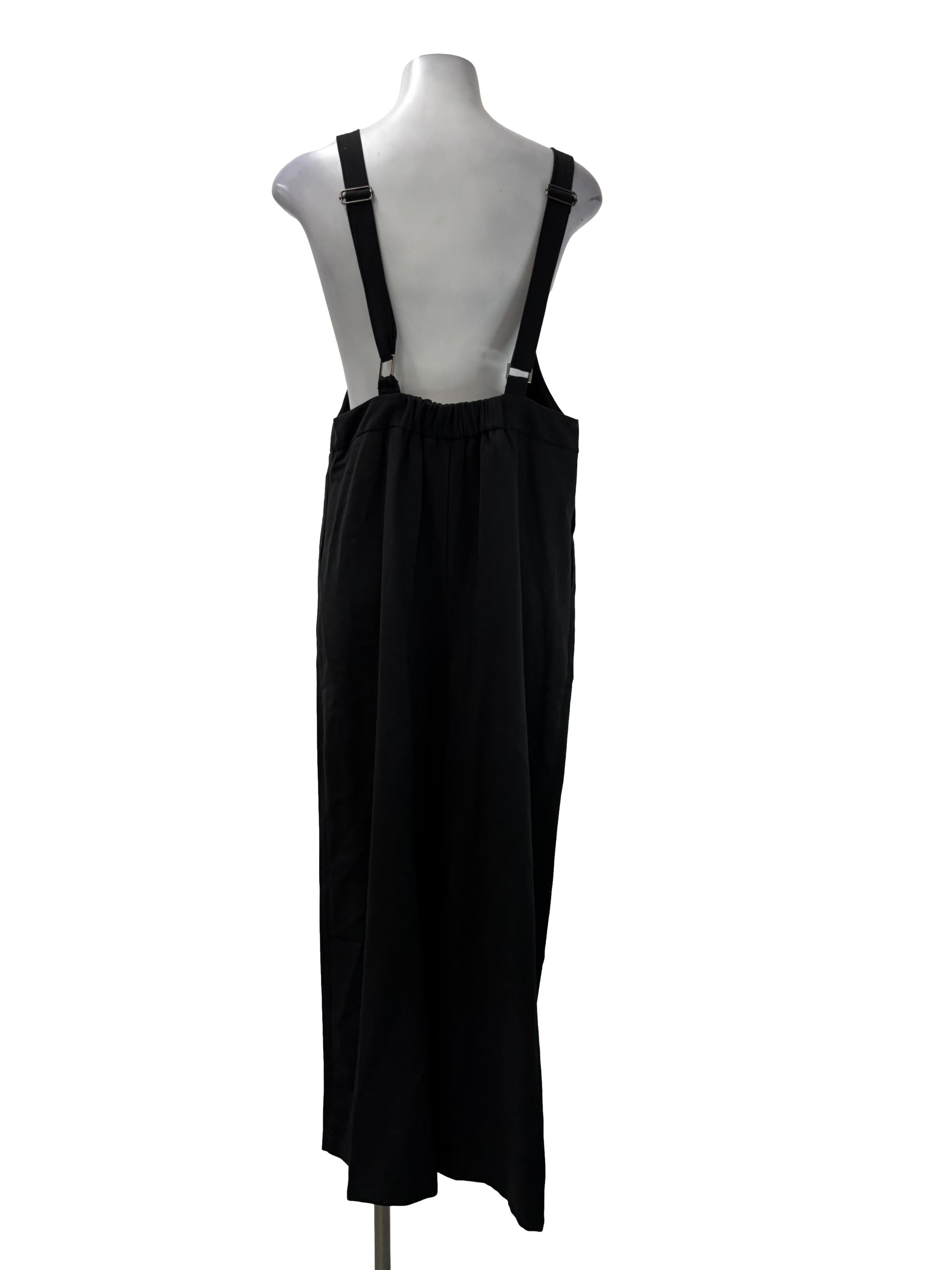 Black Across Neck Jumpsuit