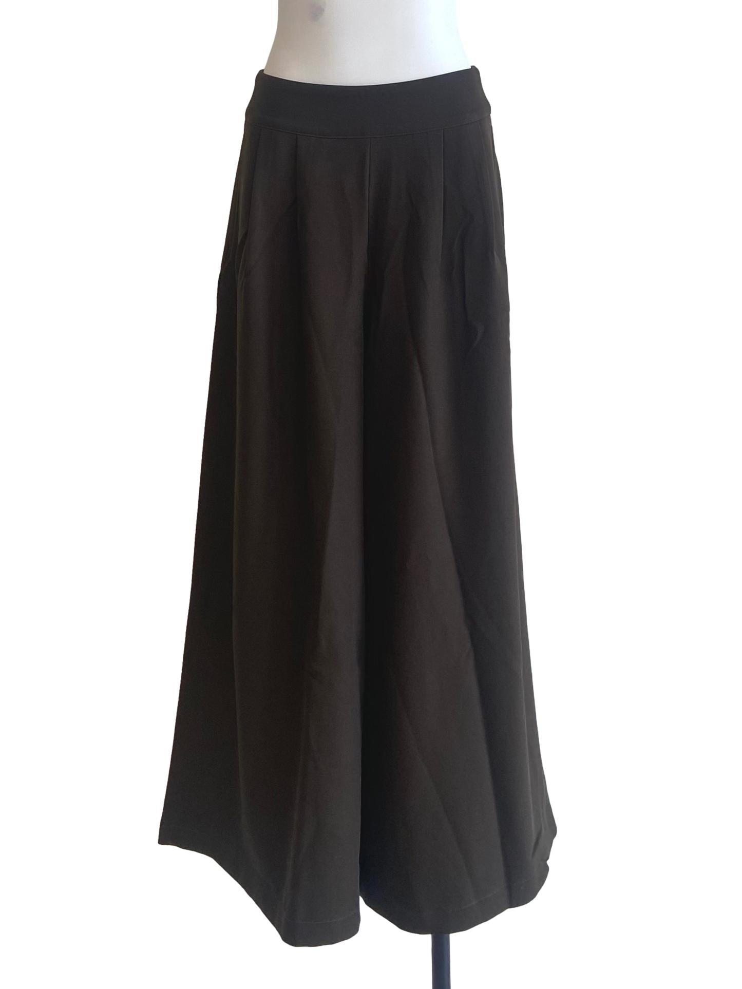 Coffee Brown Highwaist Palazzo Pants