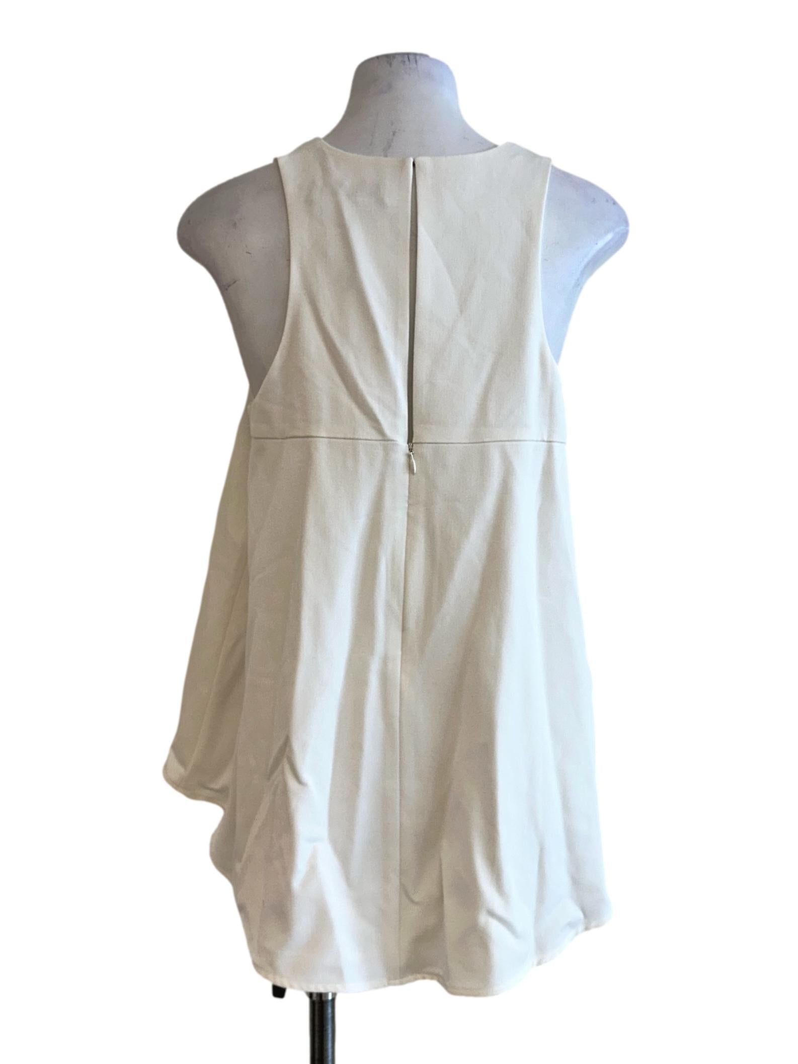 Daisy White Sleeveless Top LB