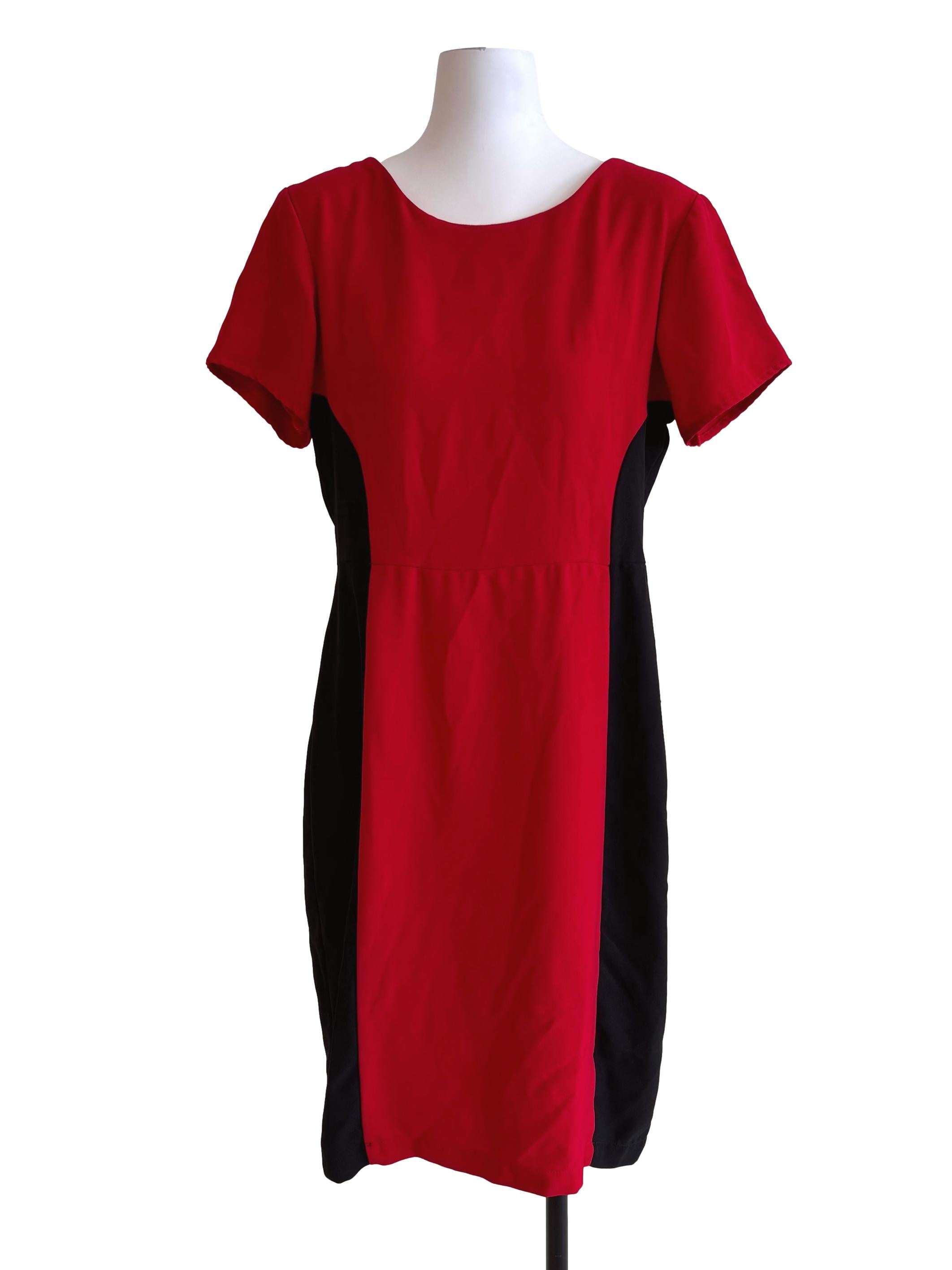 Blood Red Black A-Line Dress