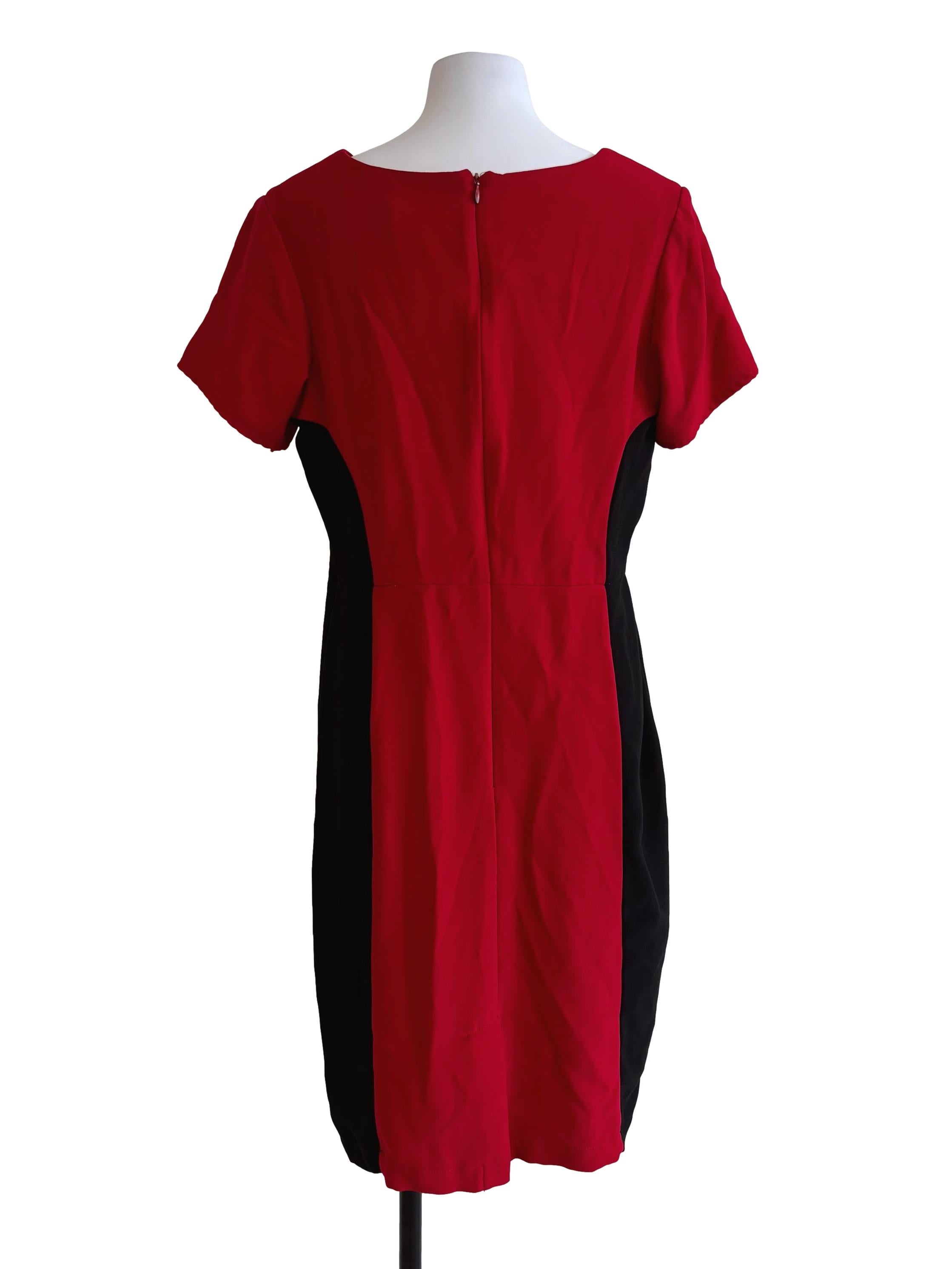Blood Red Black A-Line Dress