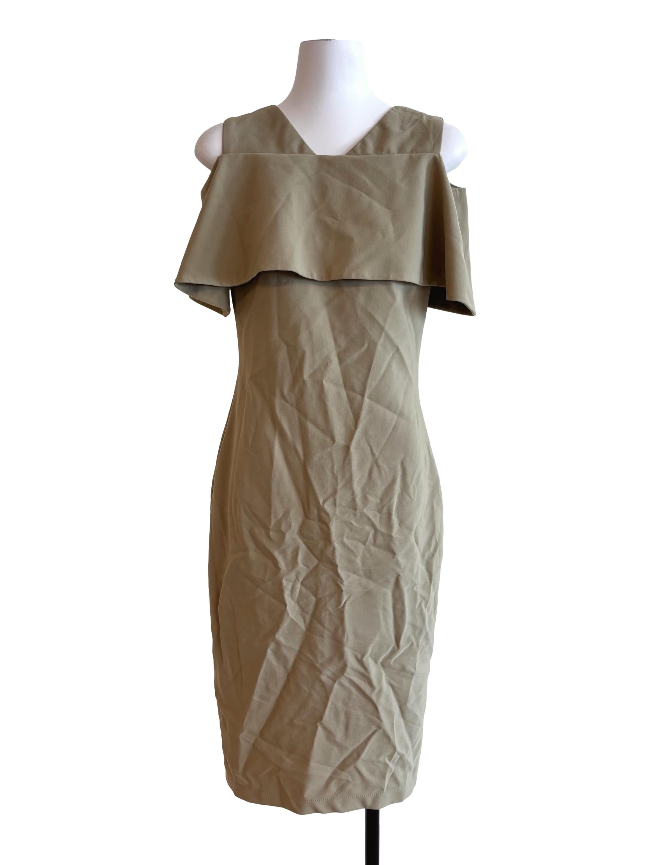 Sage Green Overlay Midi Dress