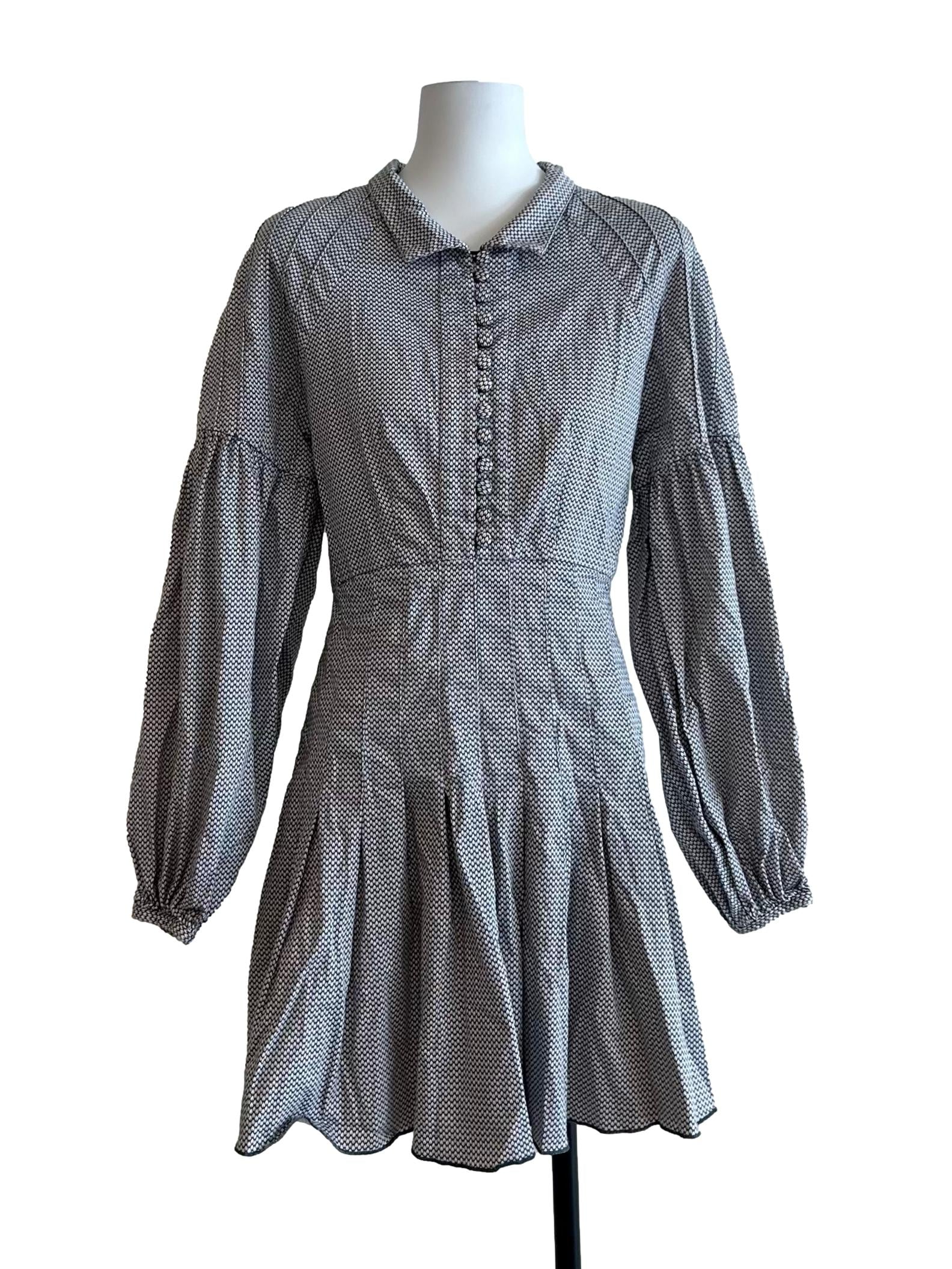 Grey Another Lover Long Sleeve Dress