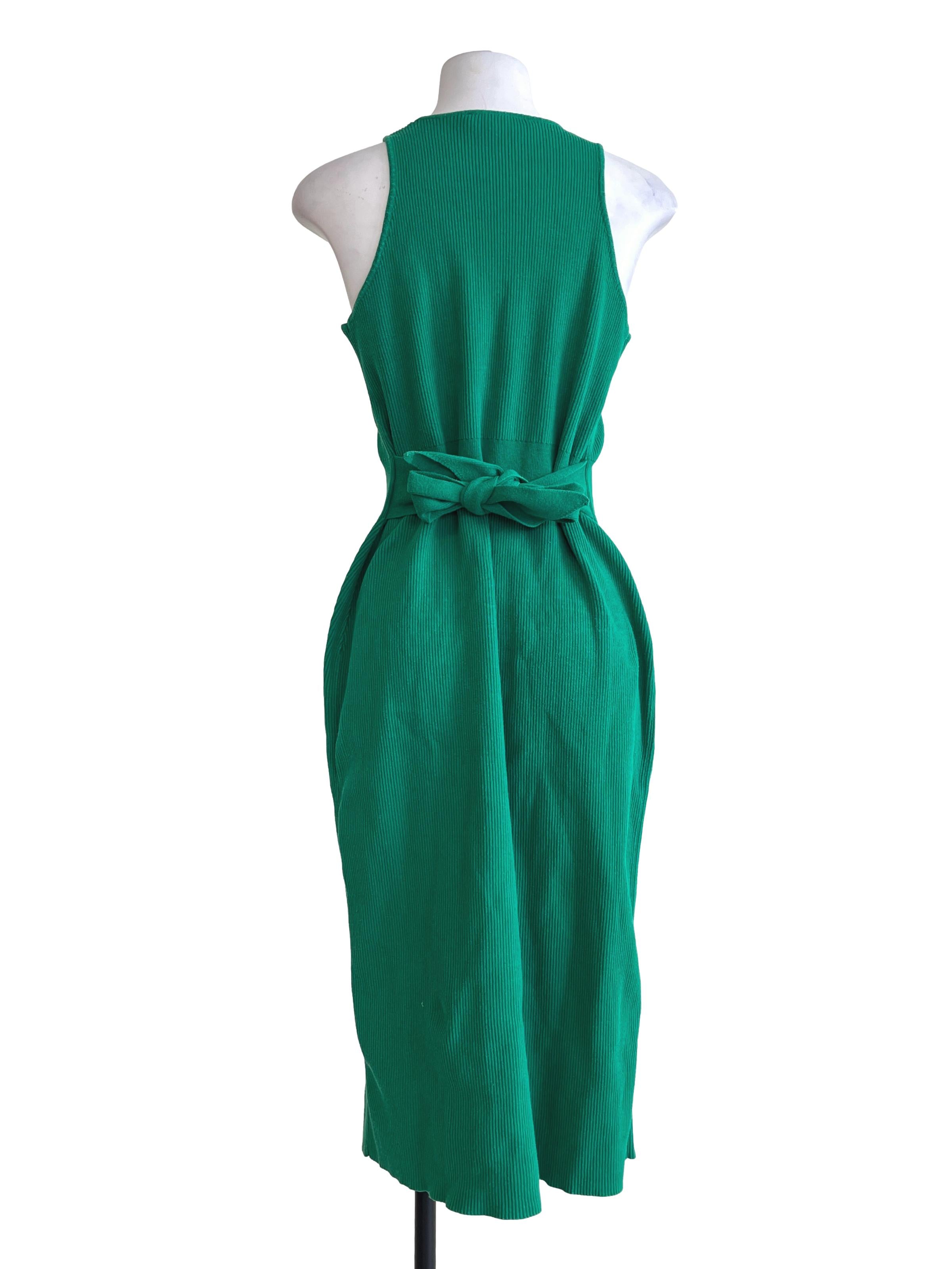 Clover Green Halter Bodycon Dress
