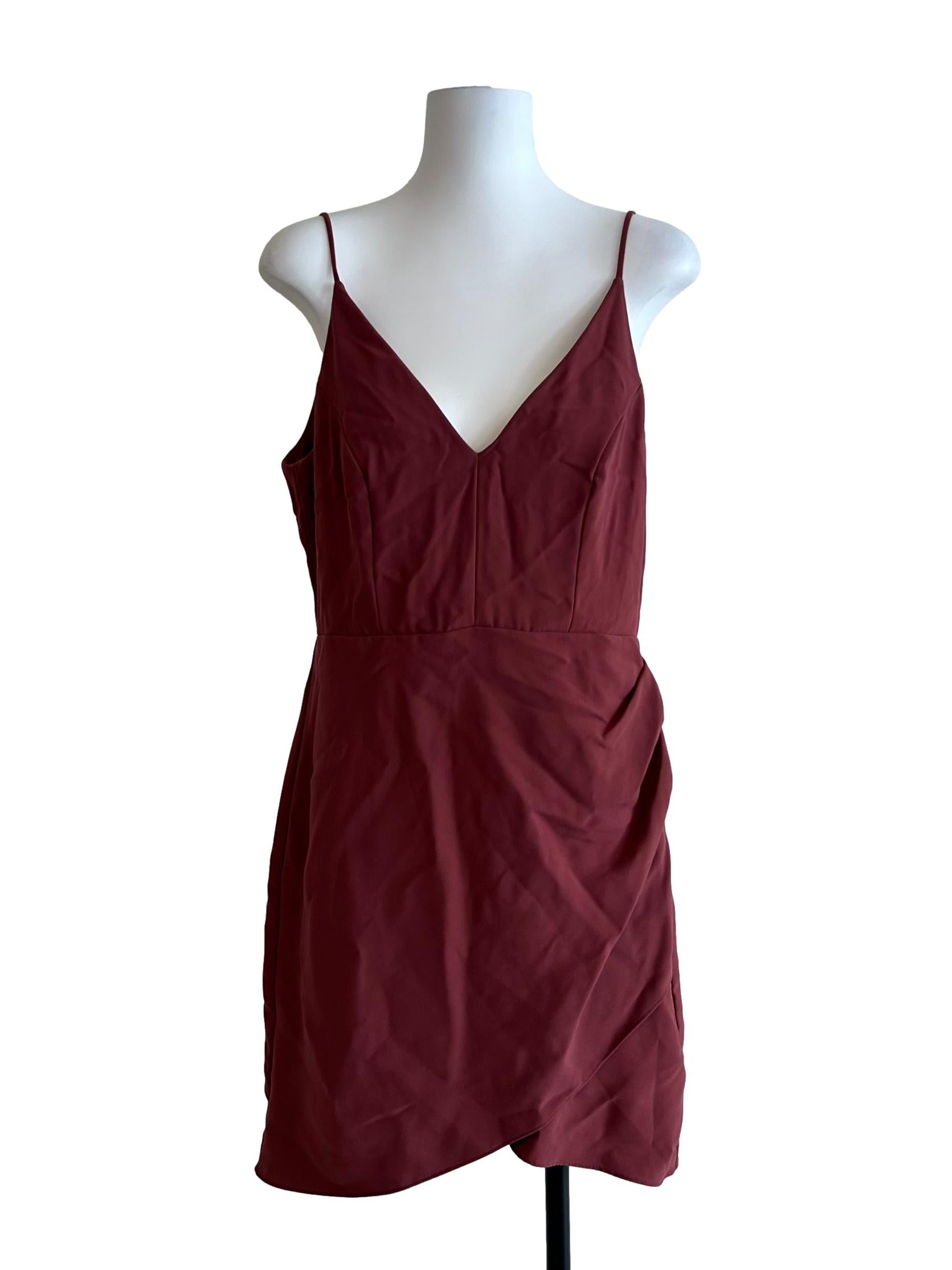 Brown Pink Cami Dress