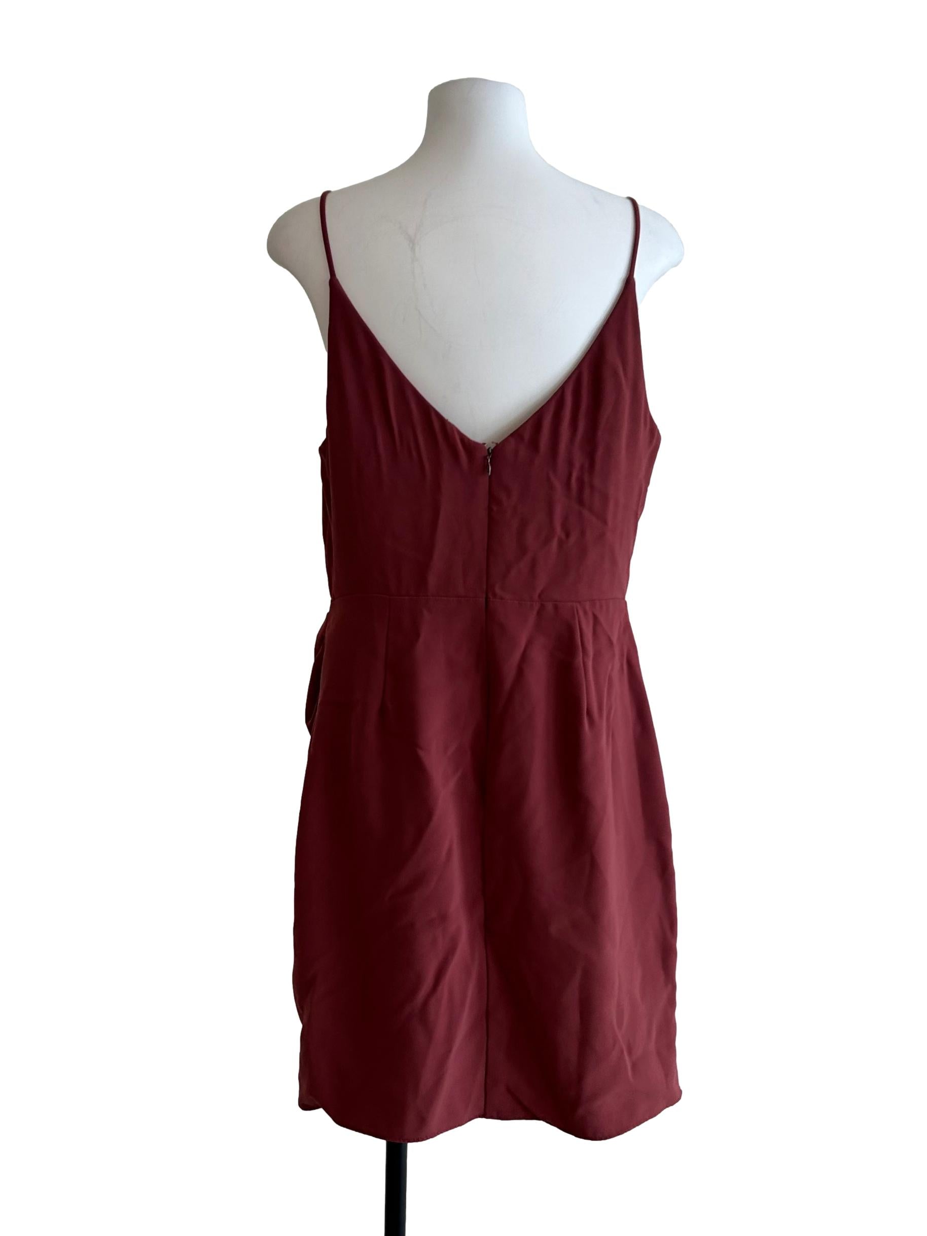 Brown Pink Cami Dress