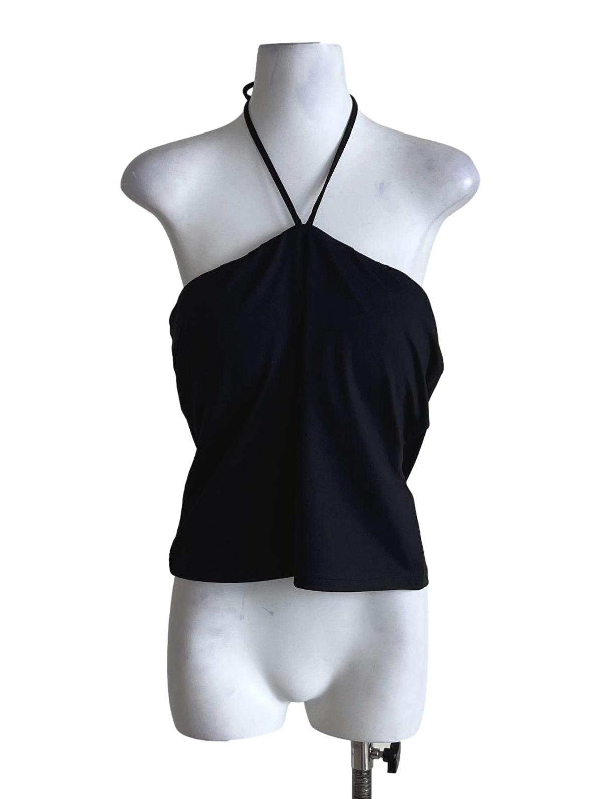 Black Zen Halter Padded Top