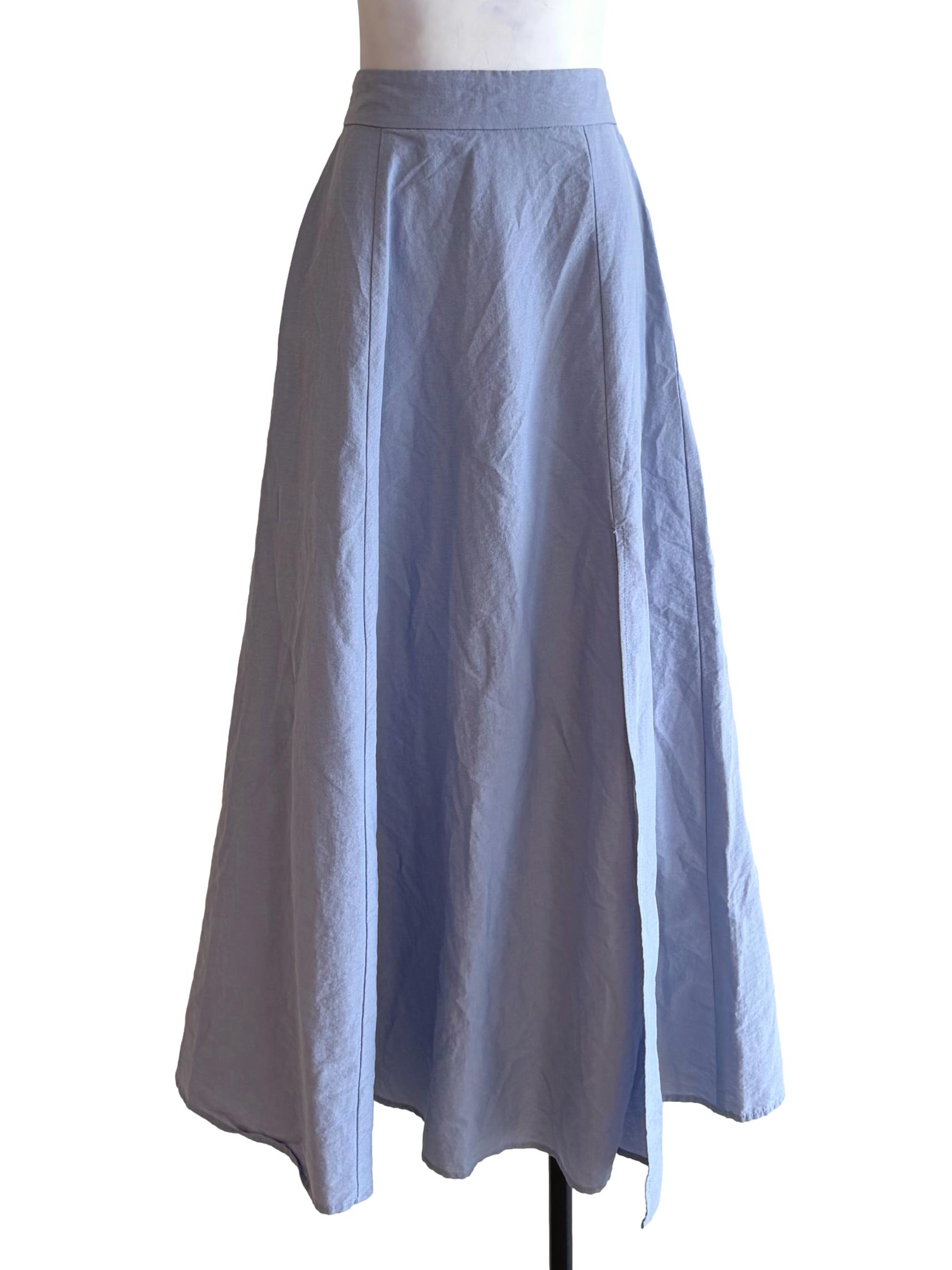 Sky Blue A-Line Skirts LB