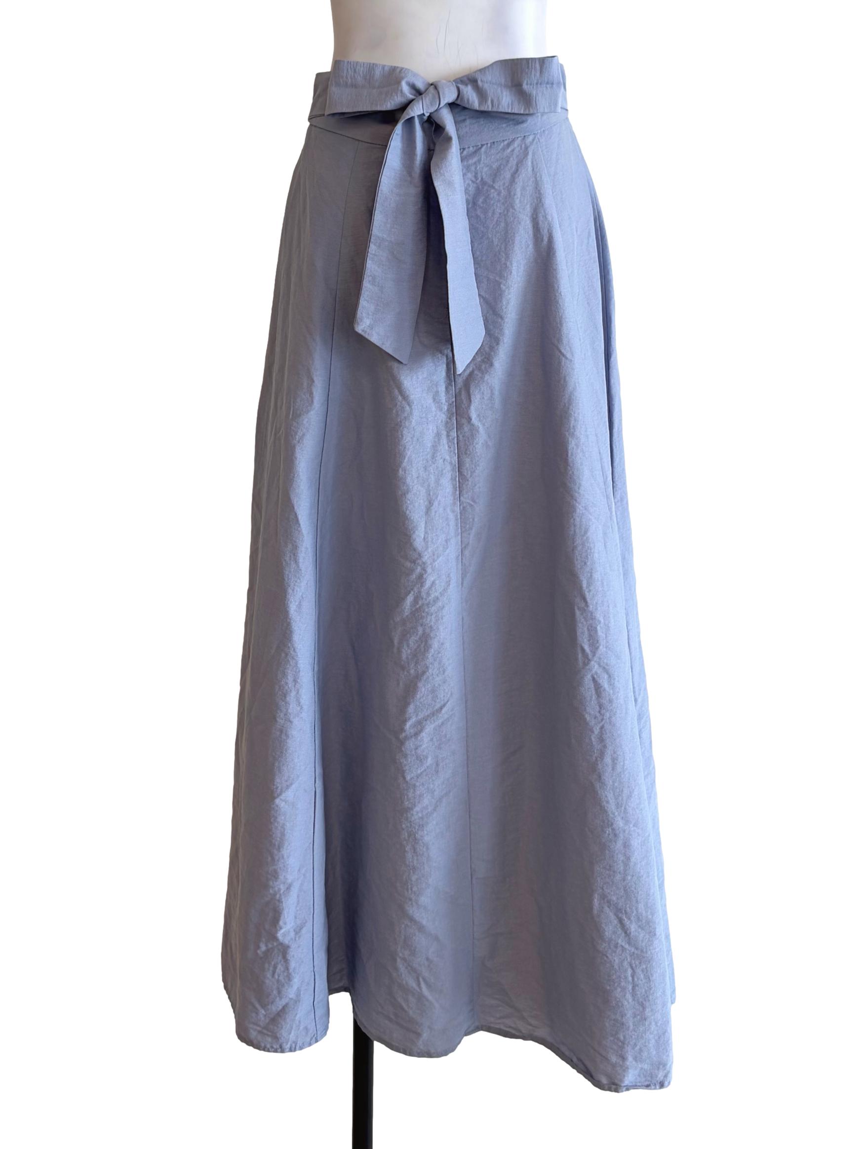 Sky Blue A-Line Skirts LB