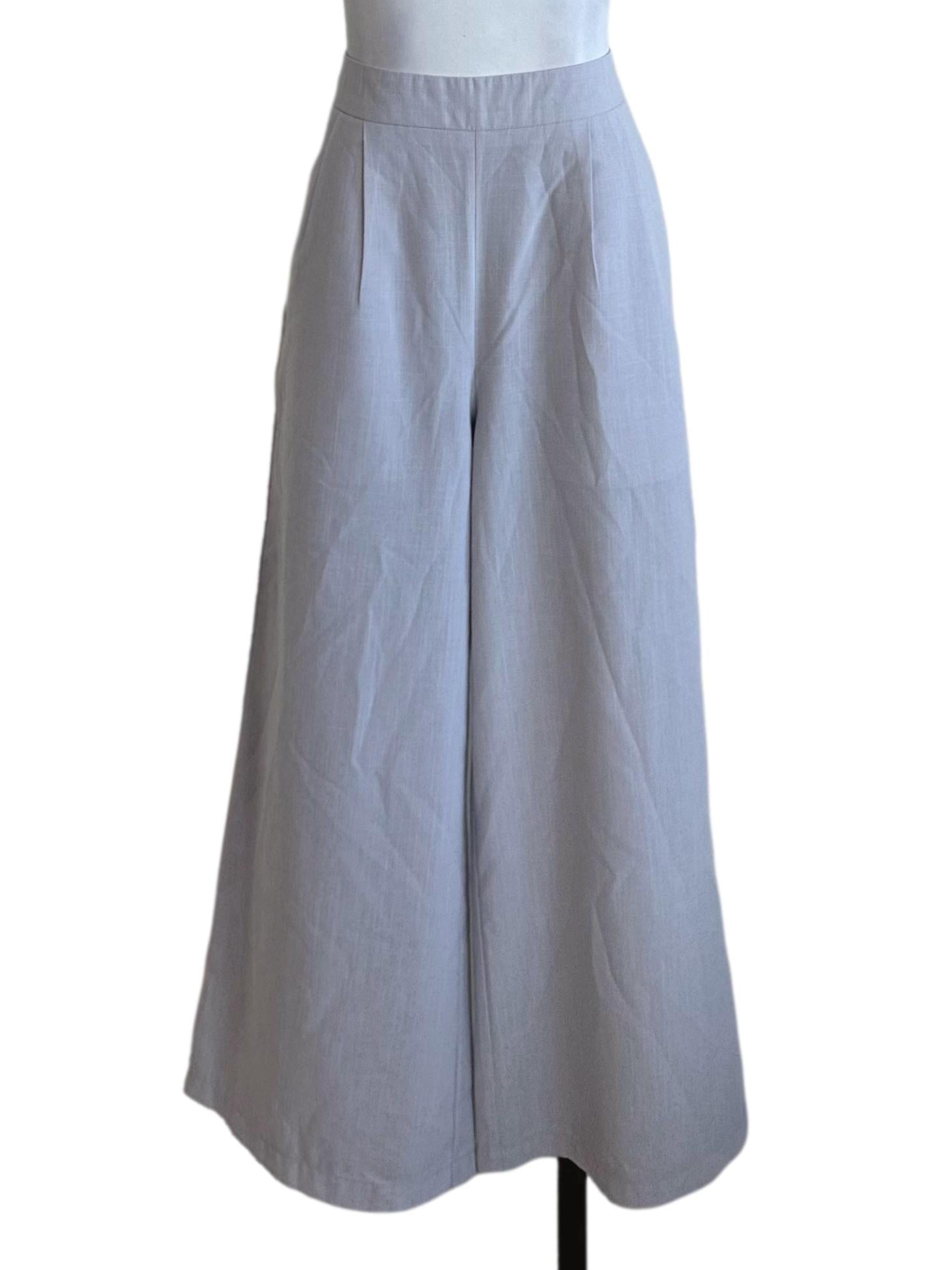 Light Grey Wide Leg Pants TTR
