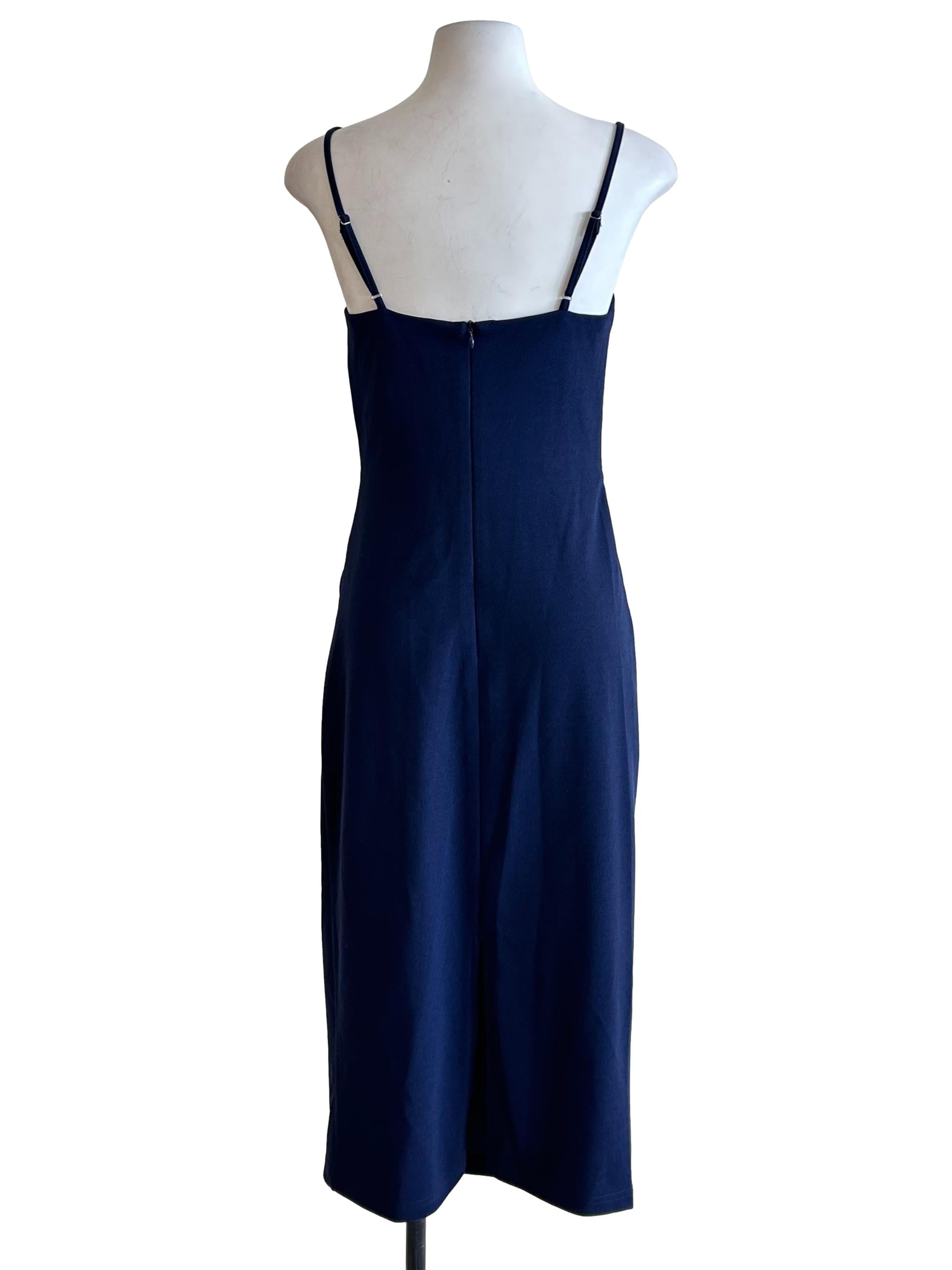 Berry Blue Ruched Cami Dress