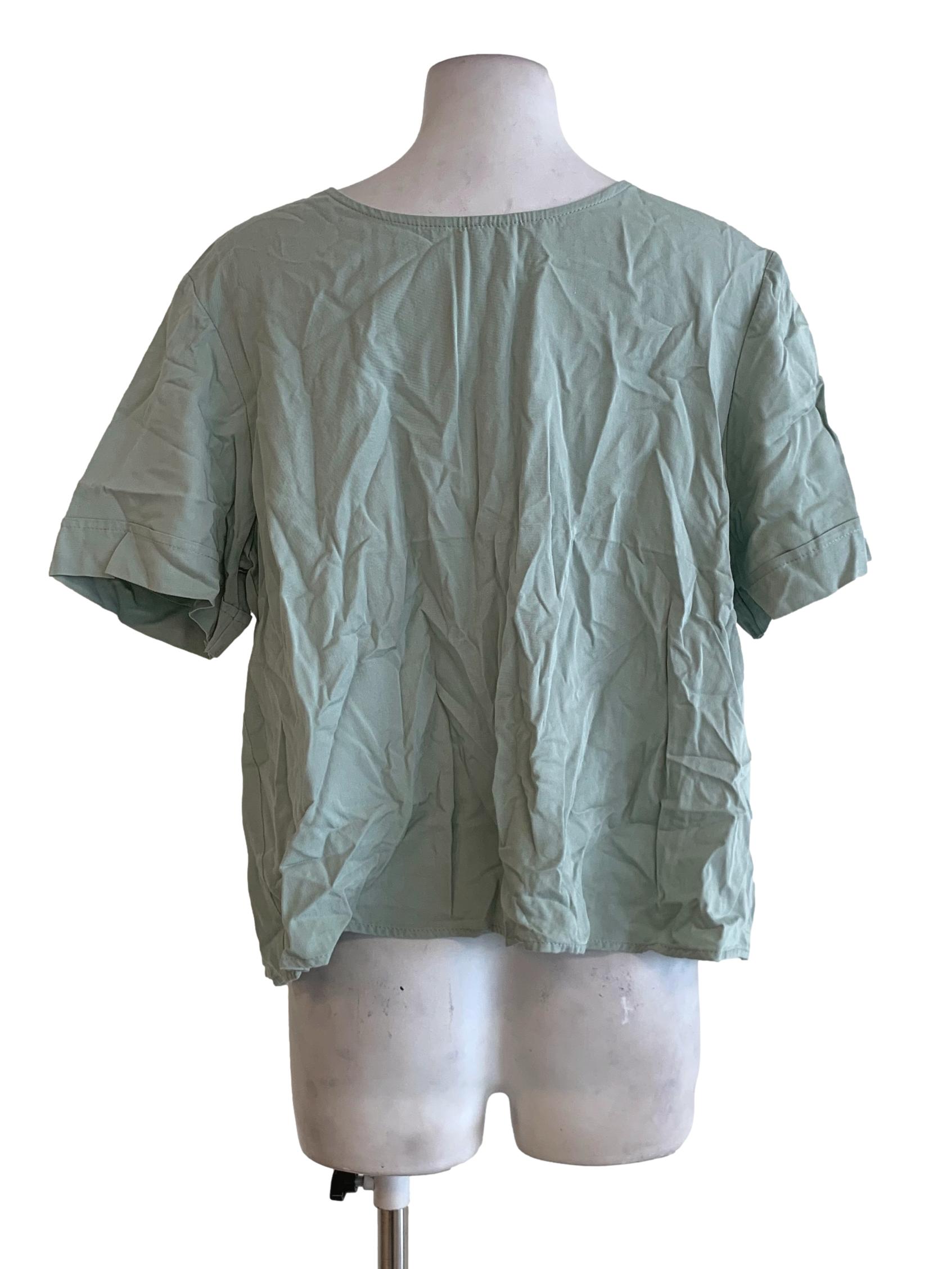 Pistachio Plain Blouse