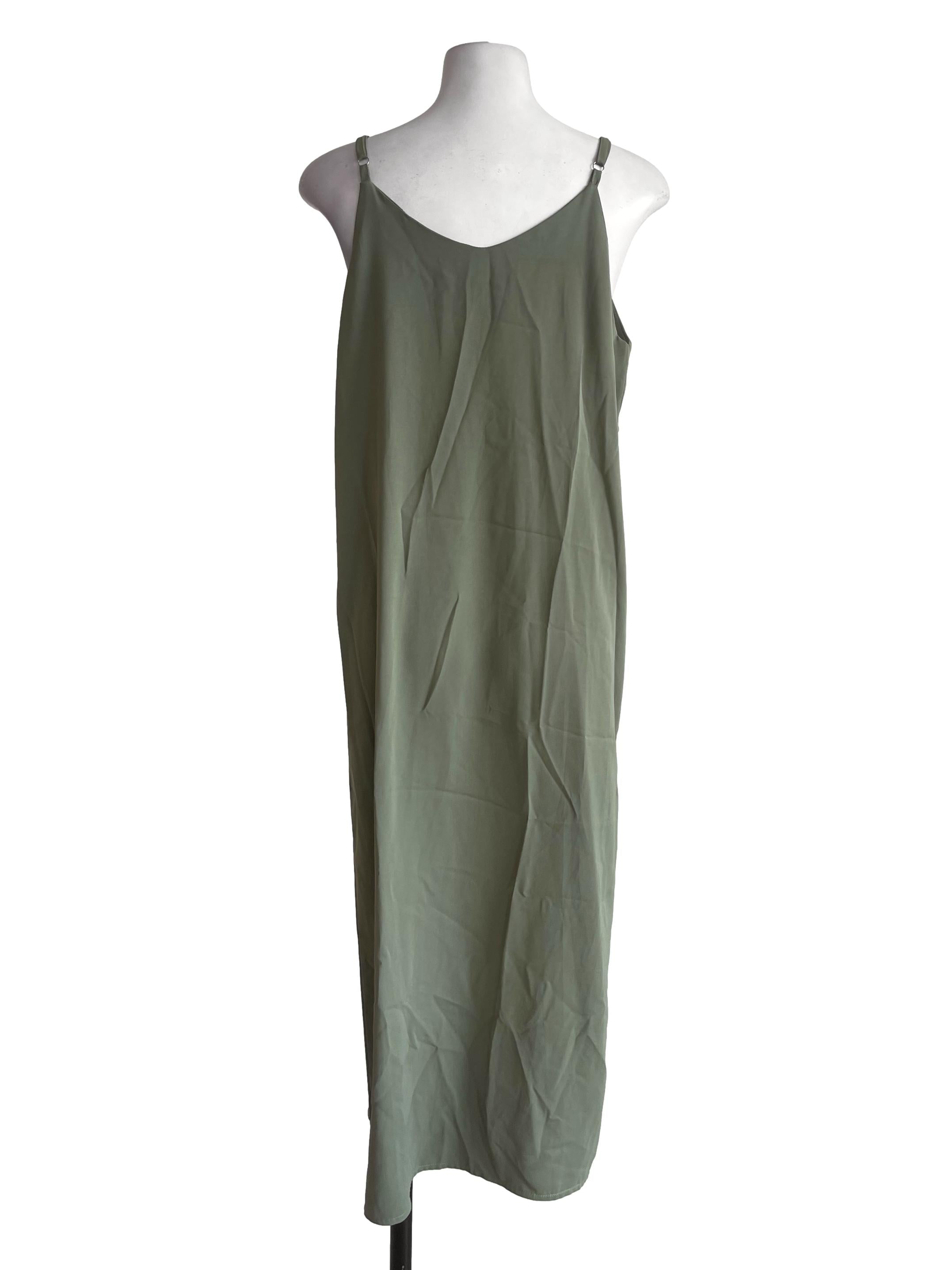 Green Plain Dress