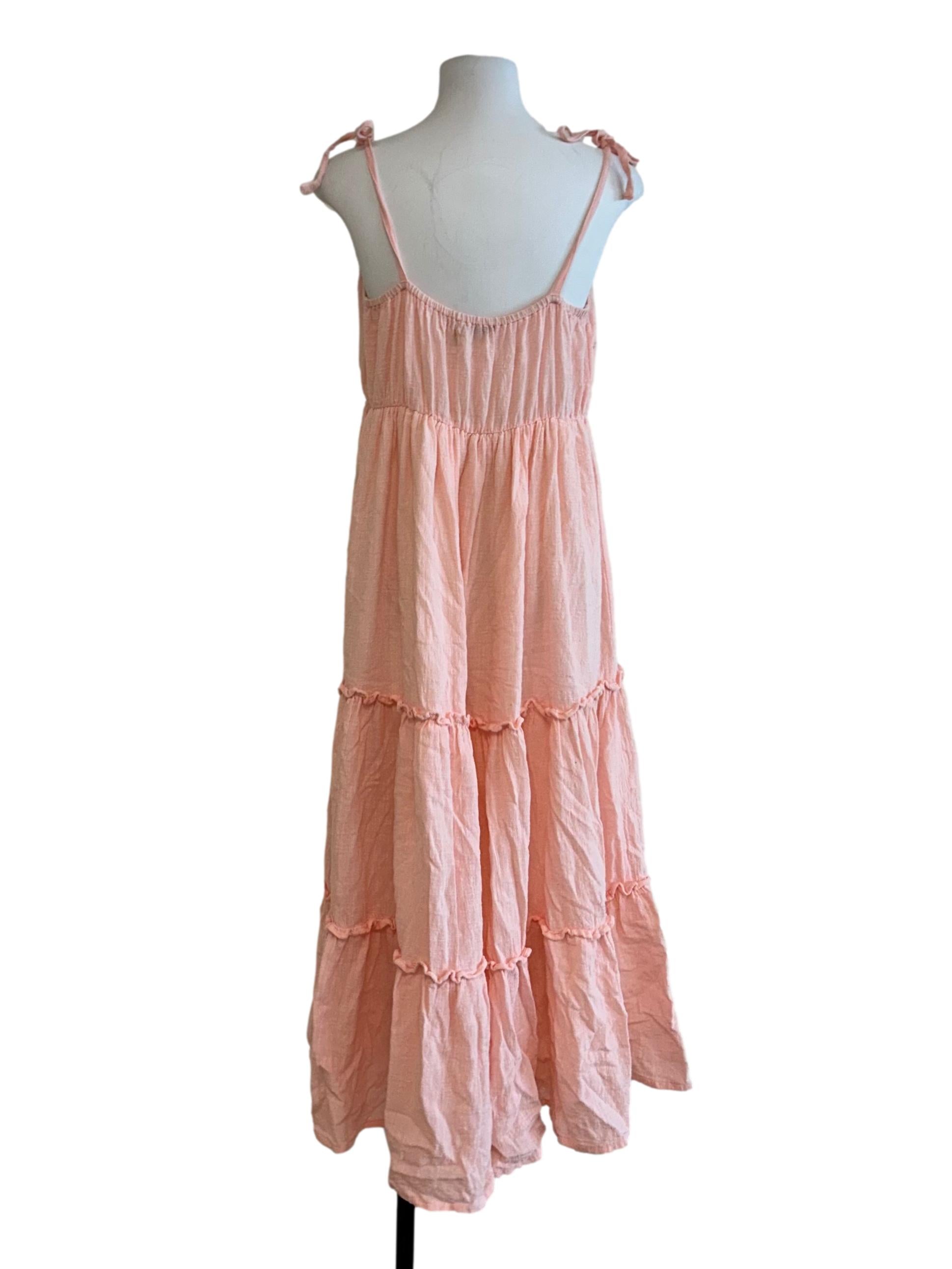 Light Pink Tiered Dress