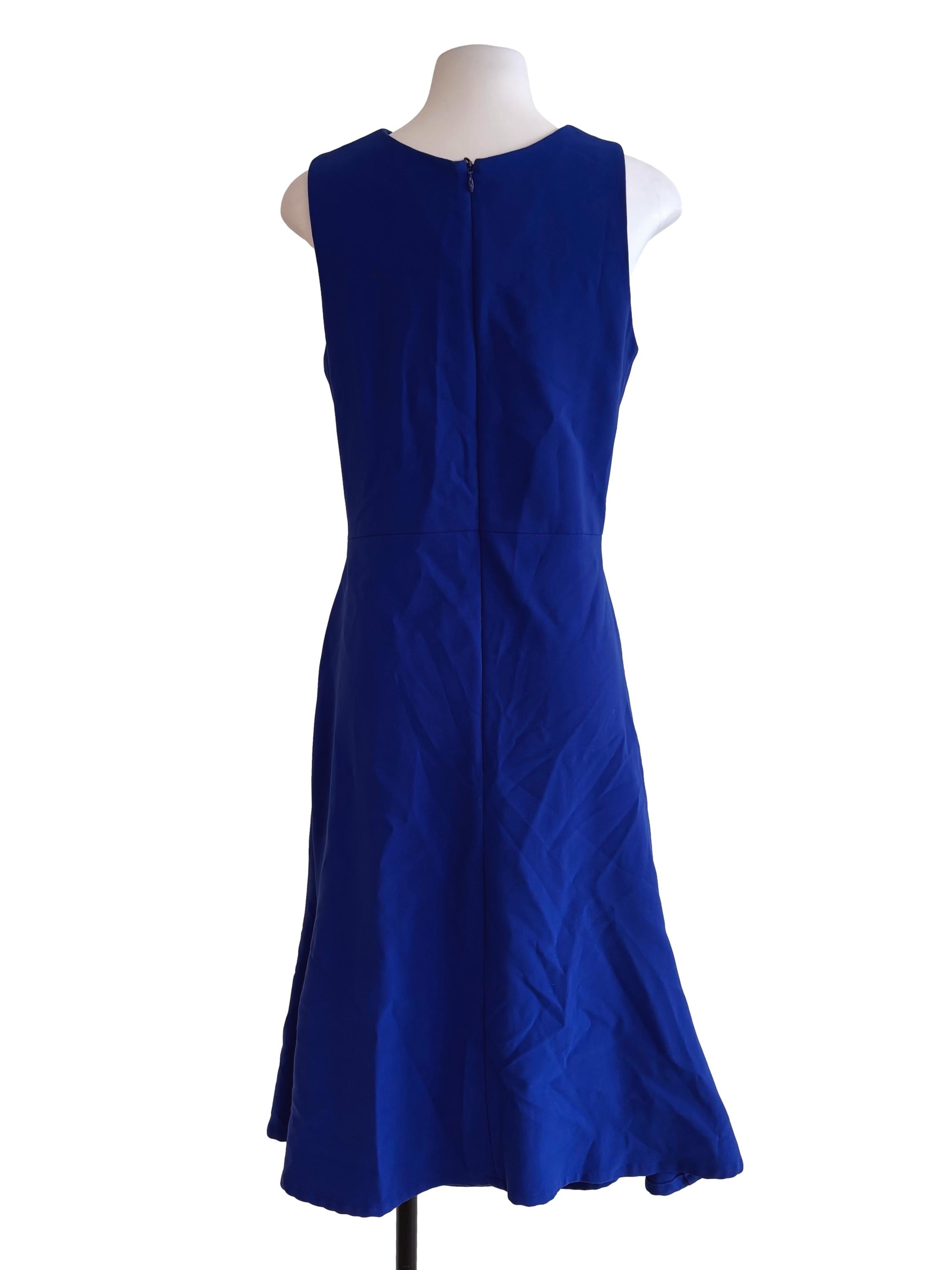 Admiral Blue Draped Dress