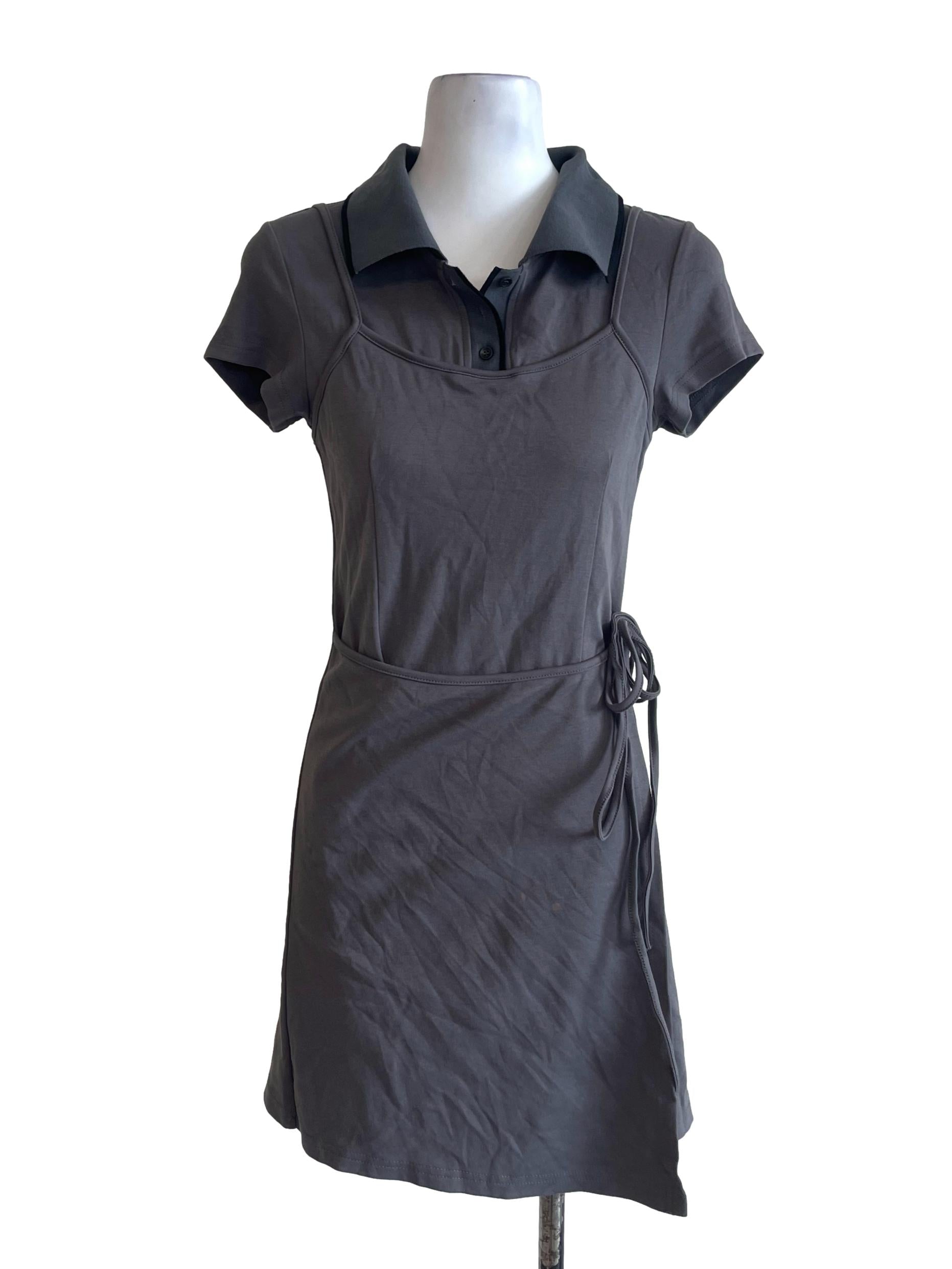 Cedar Brown Collared Dress