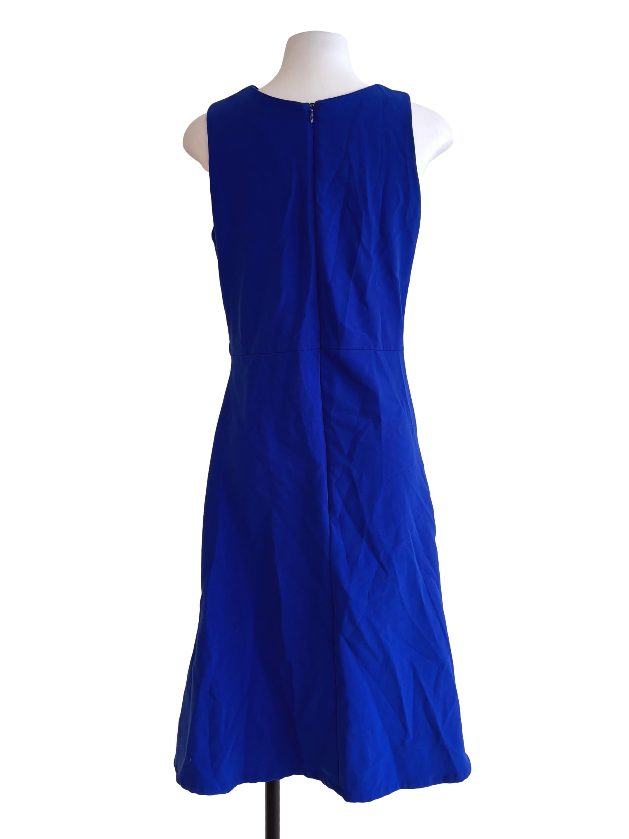 Admiral Blue Draped Dress