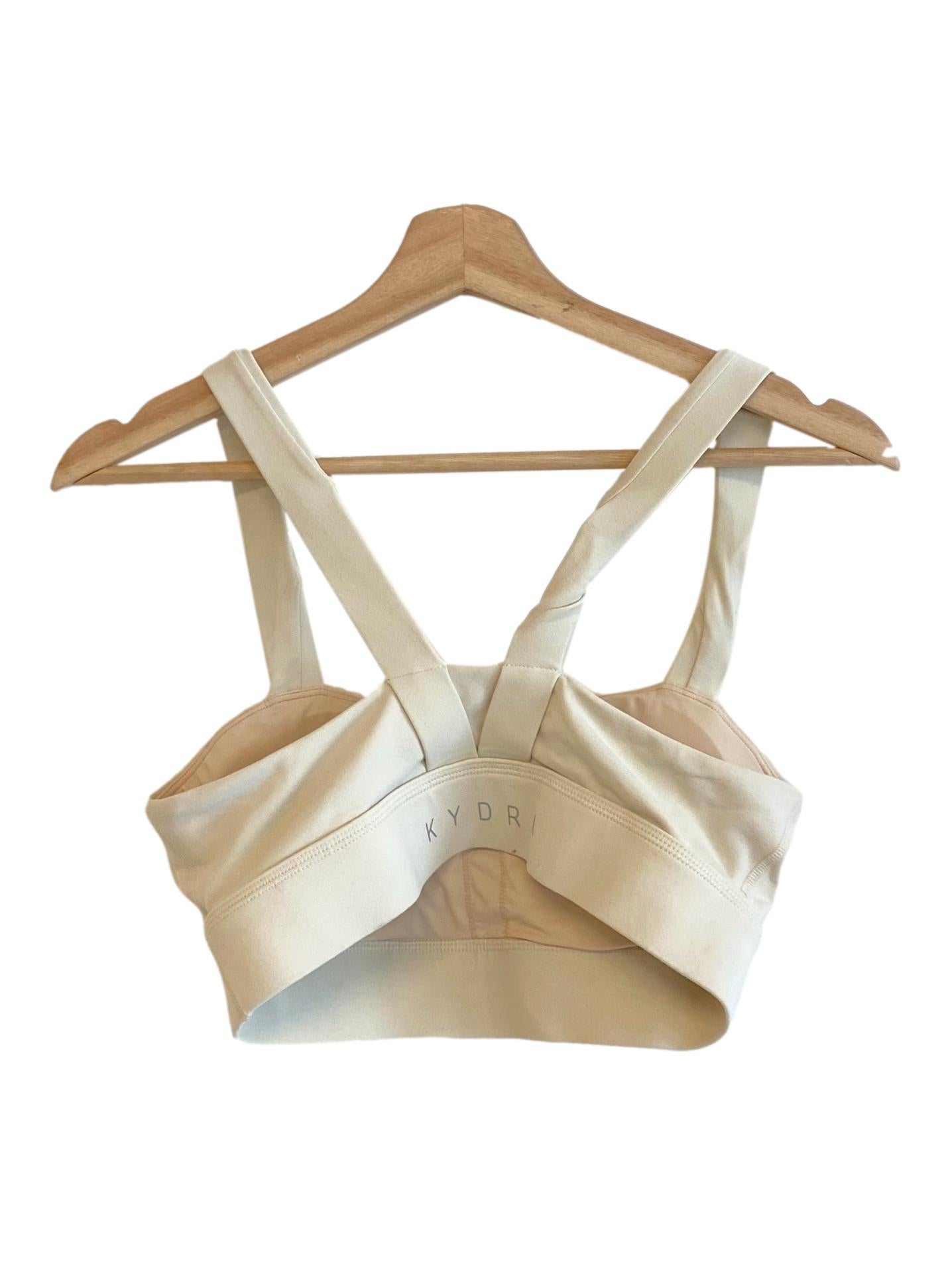 Beige Brown Regular Tank Top Sports Bra